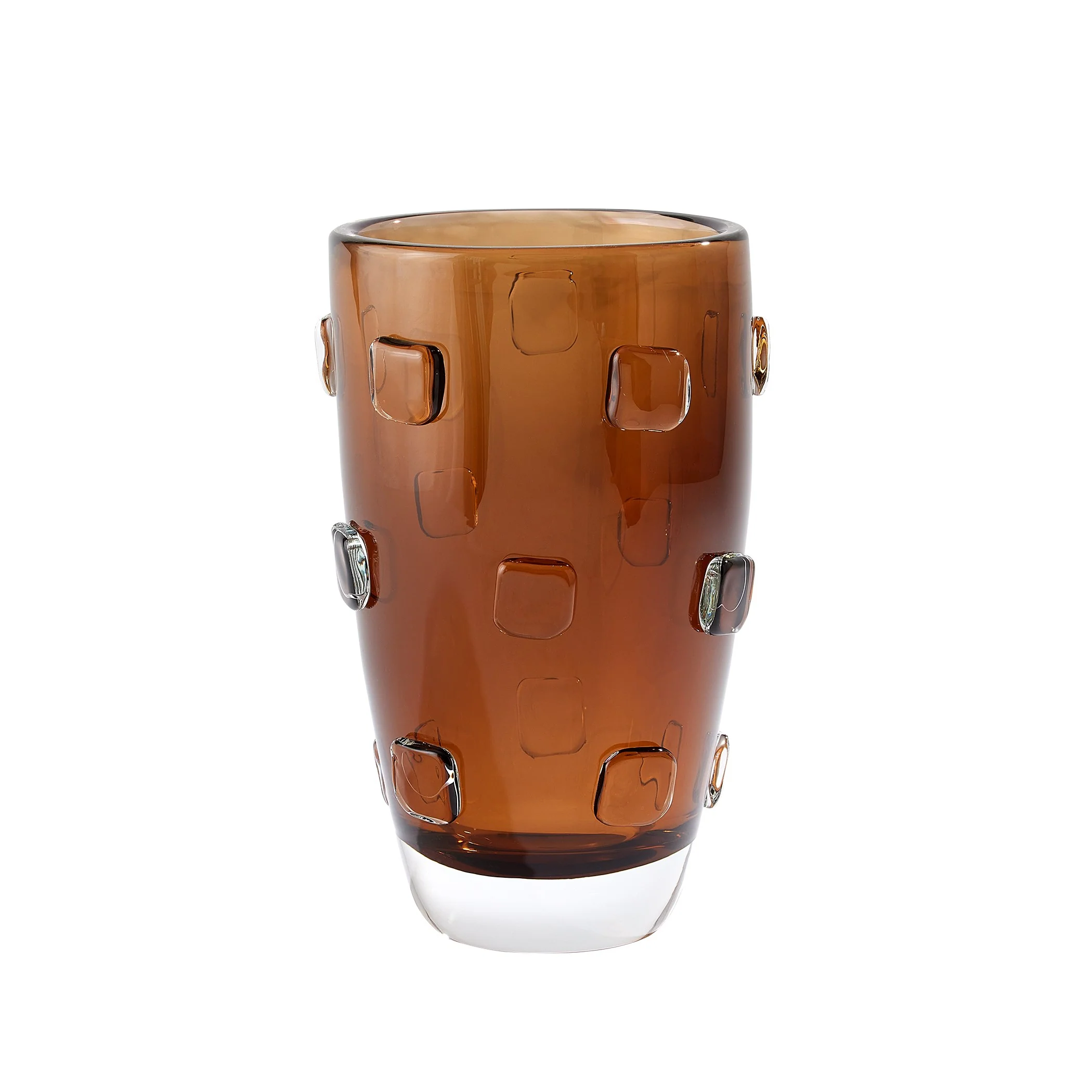 Global Views Ingot Vase-Amber-Lg - Image 7
