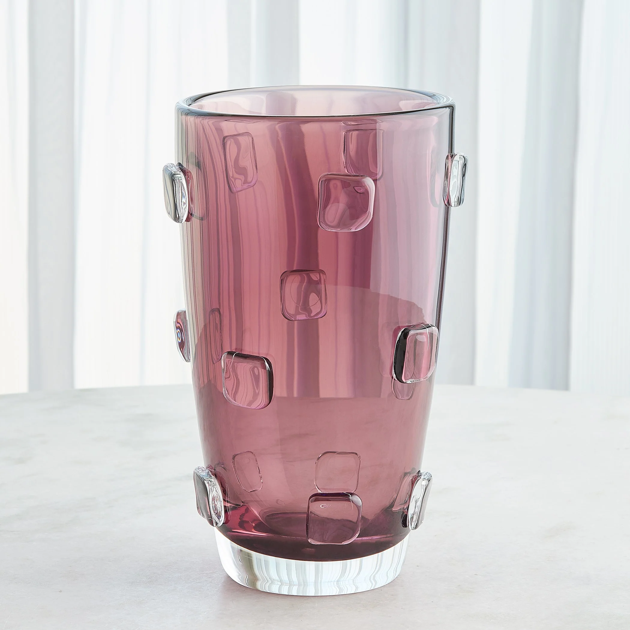 Global Views Ingot Vase-Plum-Lg - Image 4