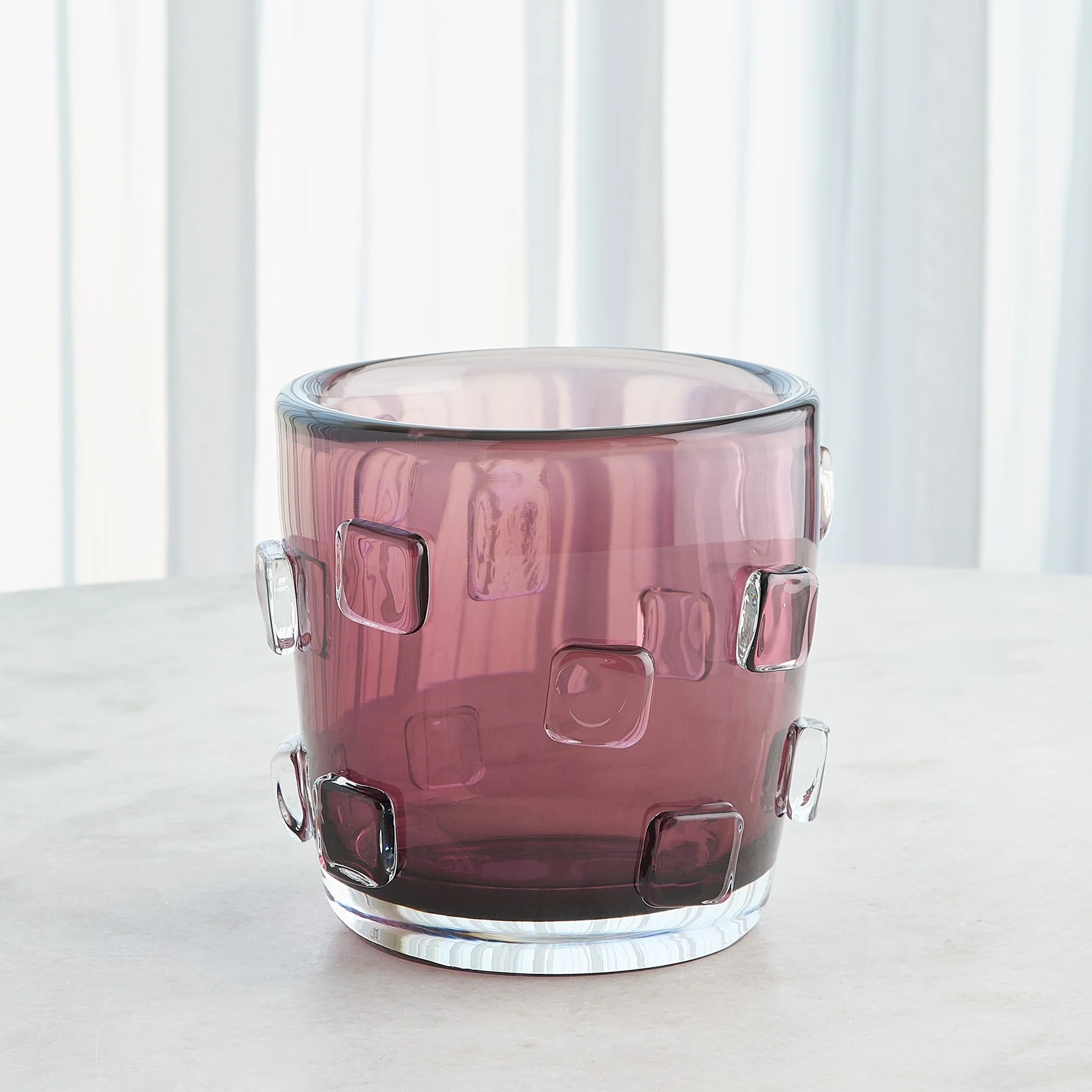 Global Views Ingot Vase-Plum-Sm - Image 4