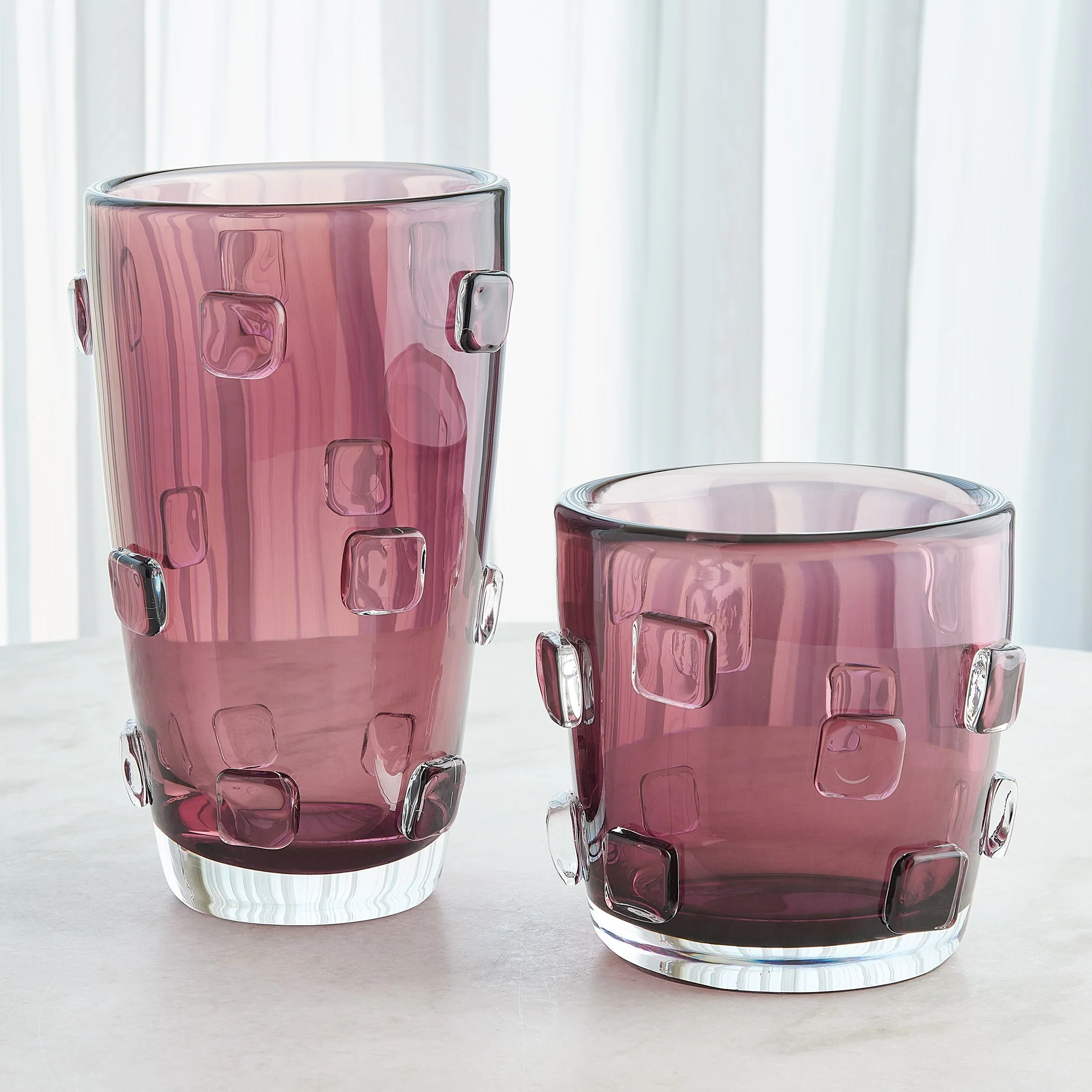 Global Views Ingot Vase-Plum-Sm - Image 5
