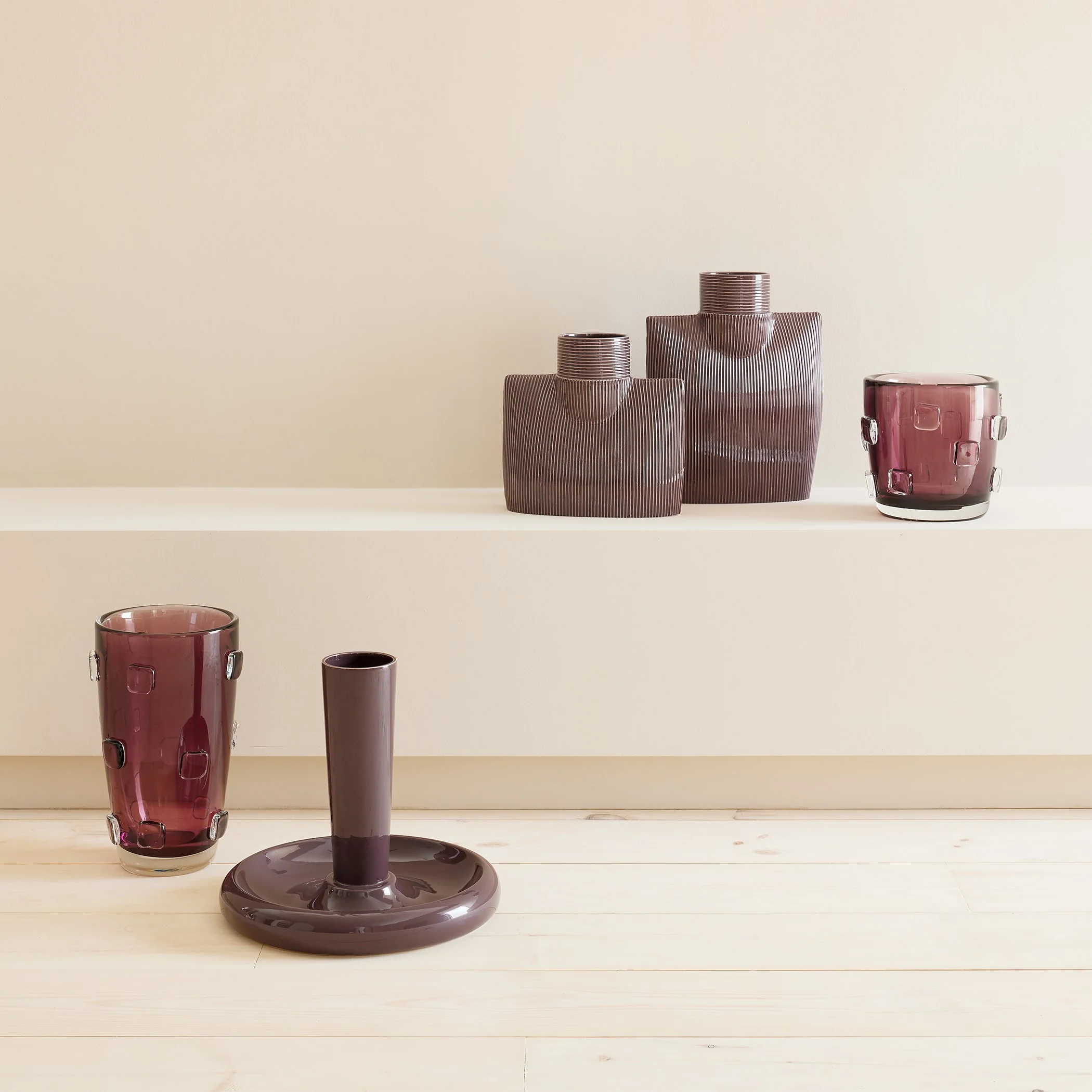 Global Views Ingot Vase-Plum-Sm - Image 7