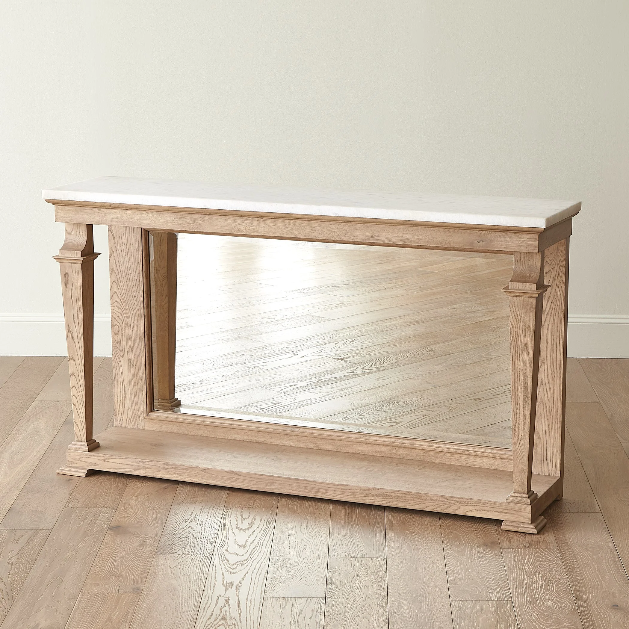 Global Views Josephine Console-Bleached Oak - Image 3