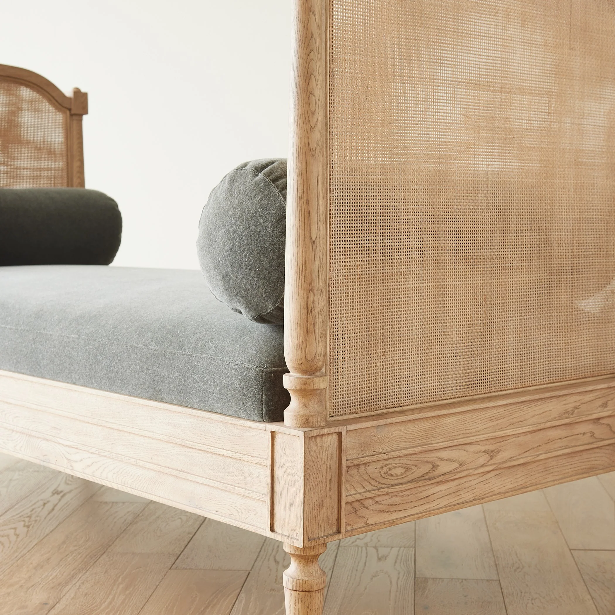 Global Views Josephine Daybed-Bleached Oak - Image 8