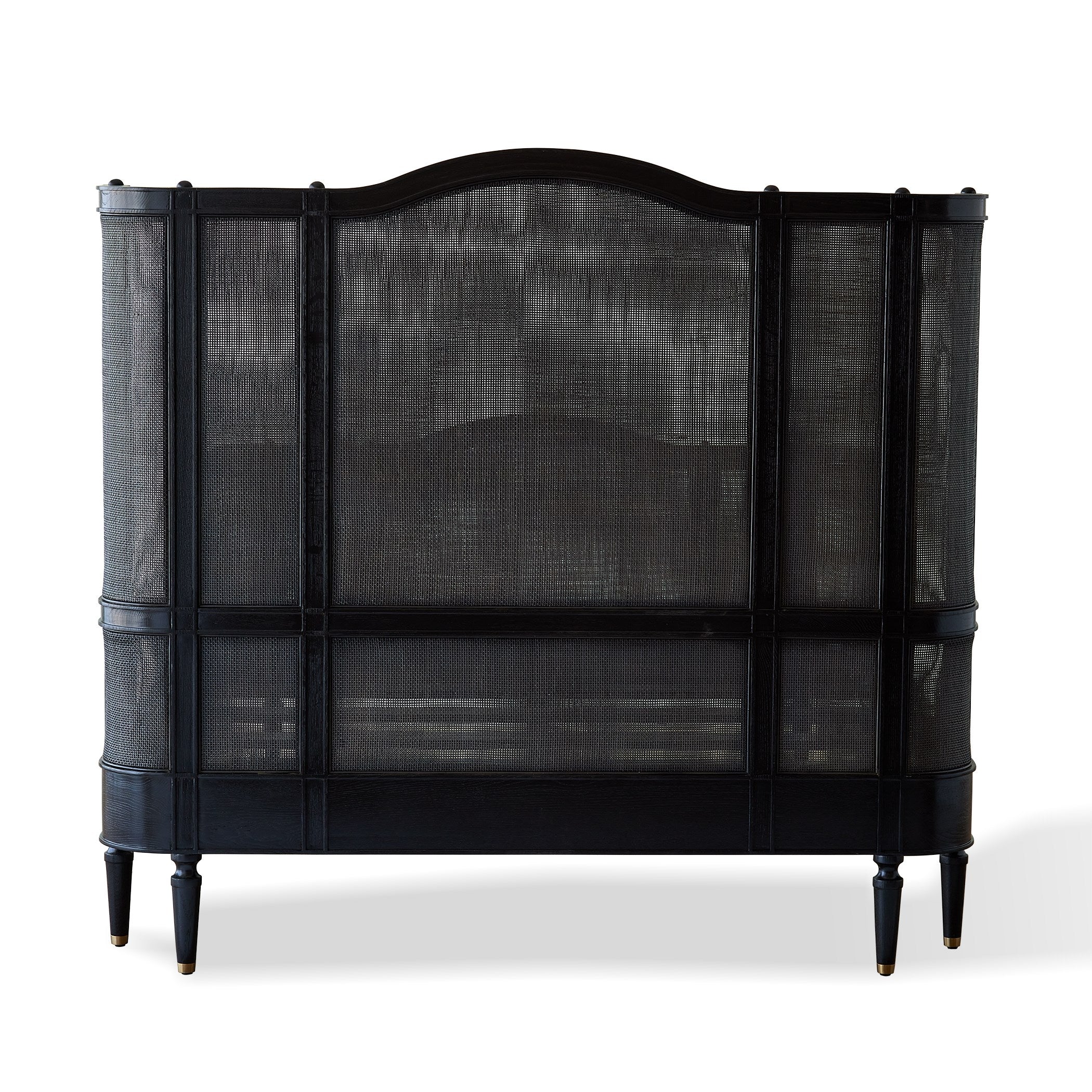 Global Views Josephine King Bed-Blackened Oak - Image 4