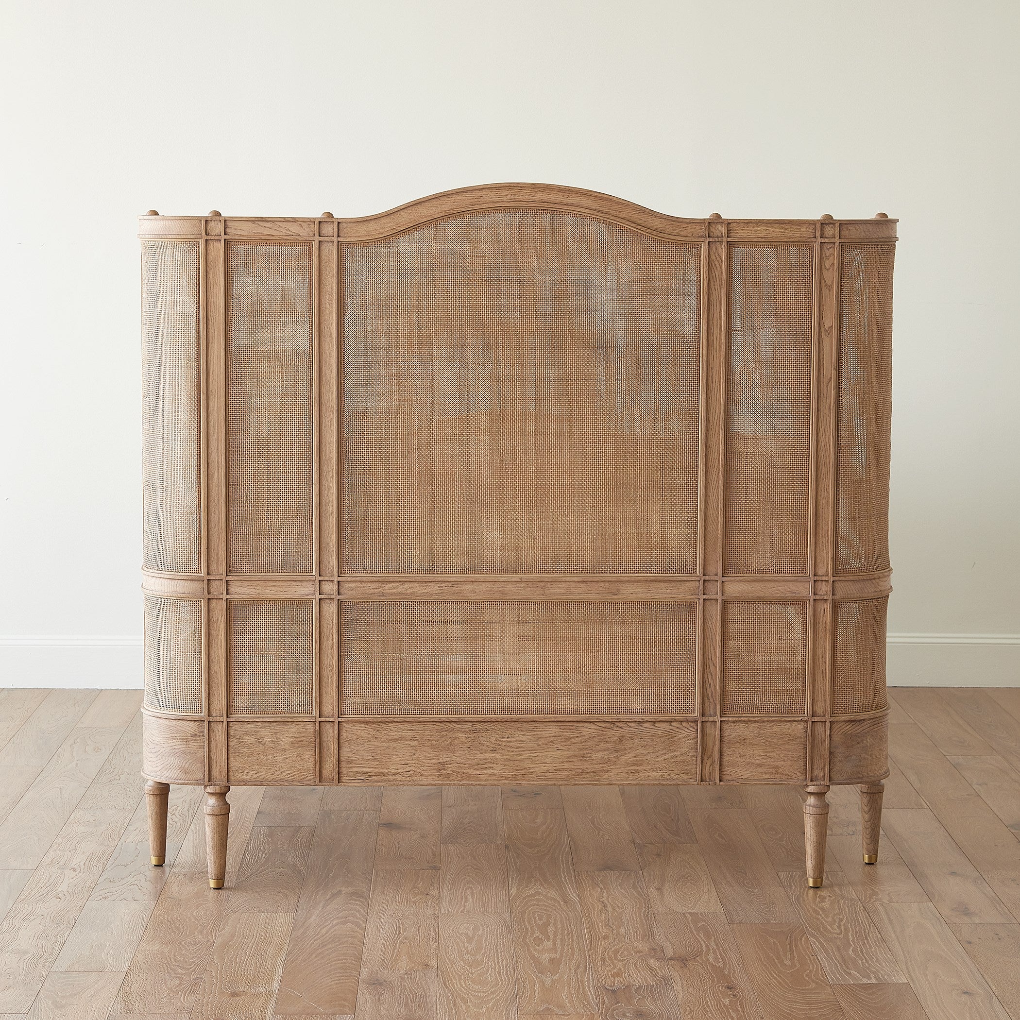 Global Views Josephine King Bed-Bleached Oak - Image 5