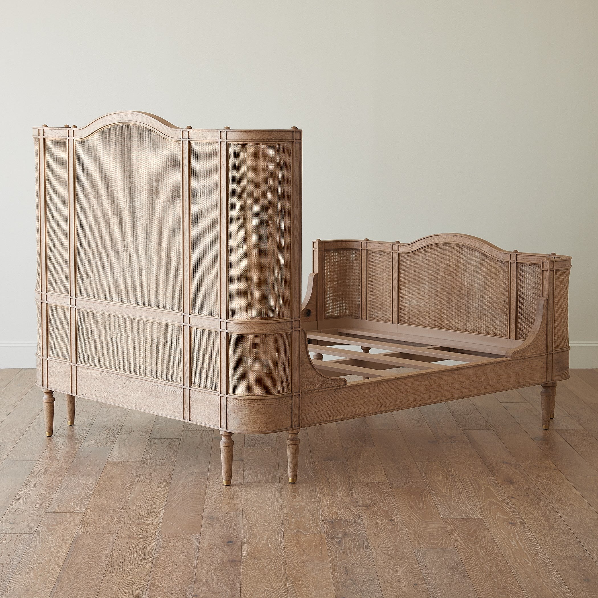 Global Views Josephine King Bed-Bleached Oak - Image 7