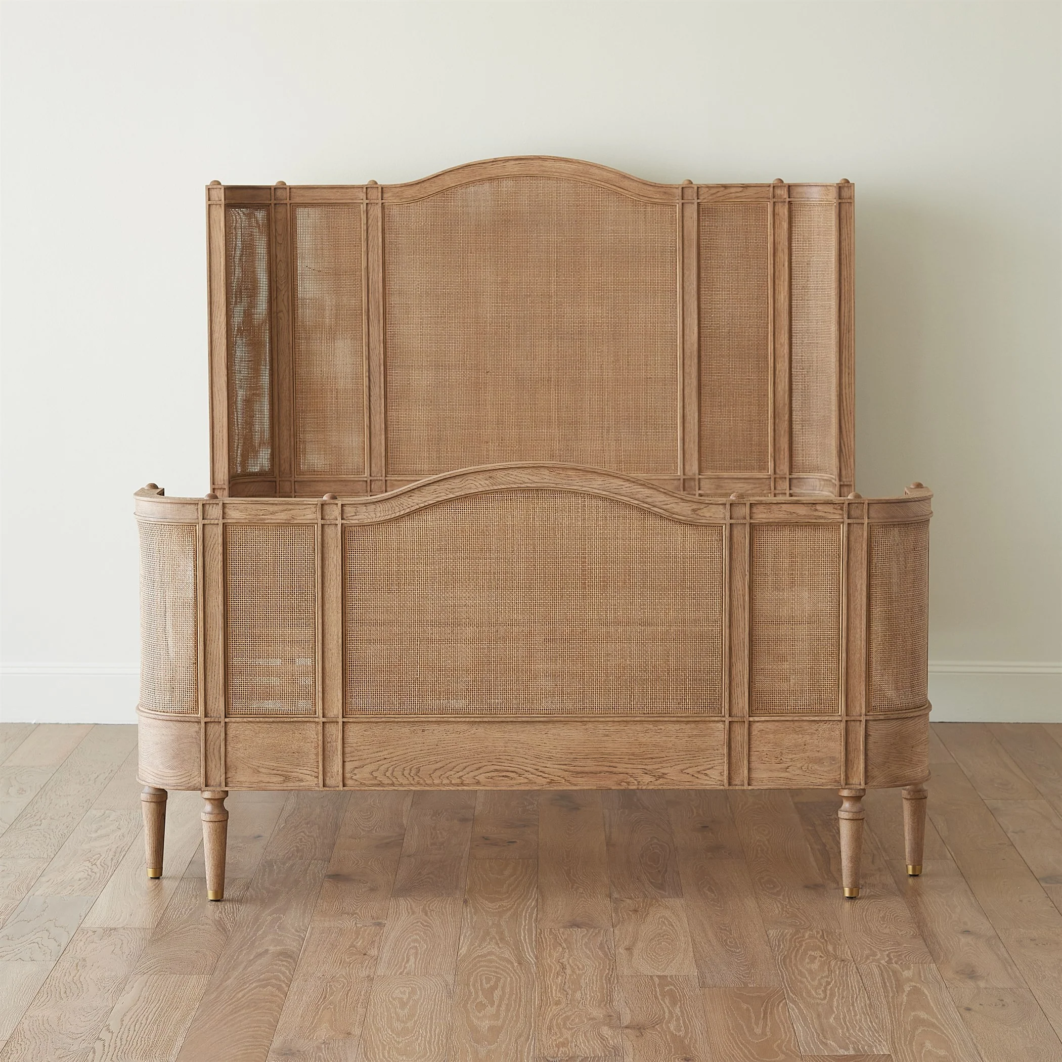 Global Views Josephine King Bed-Bleached Oak - Image 8