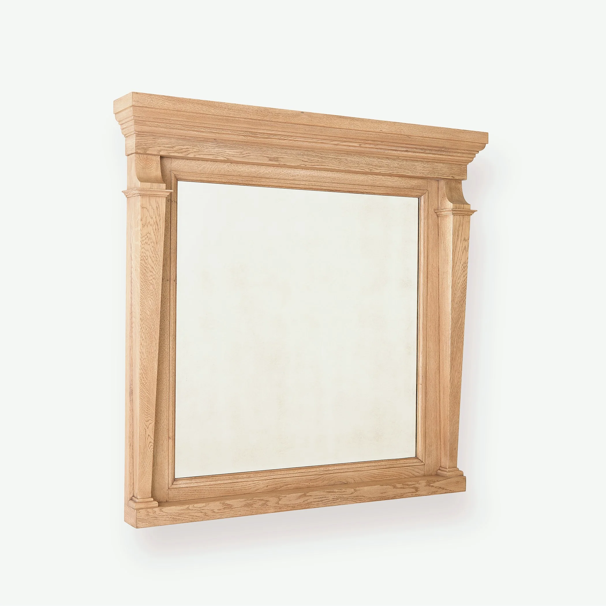 Global Views Josephine Mirror-Bleached Oak - Image 2