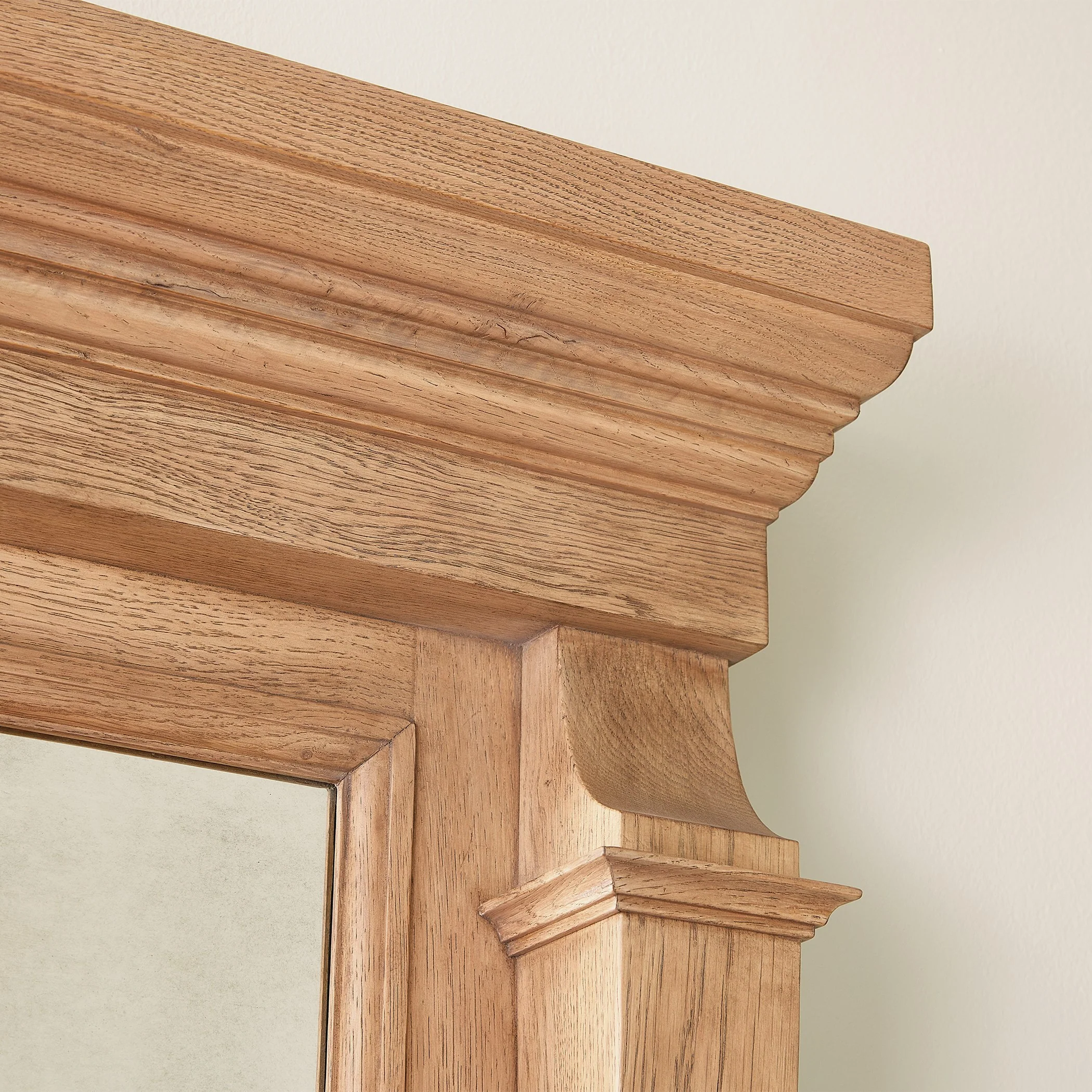 Global Views Josephine Mirror-Bleached Oak - Image 4