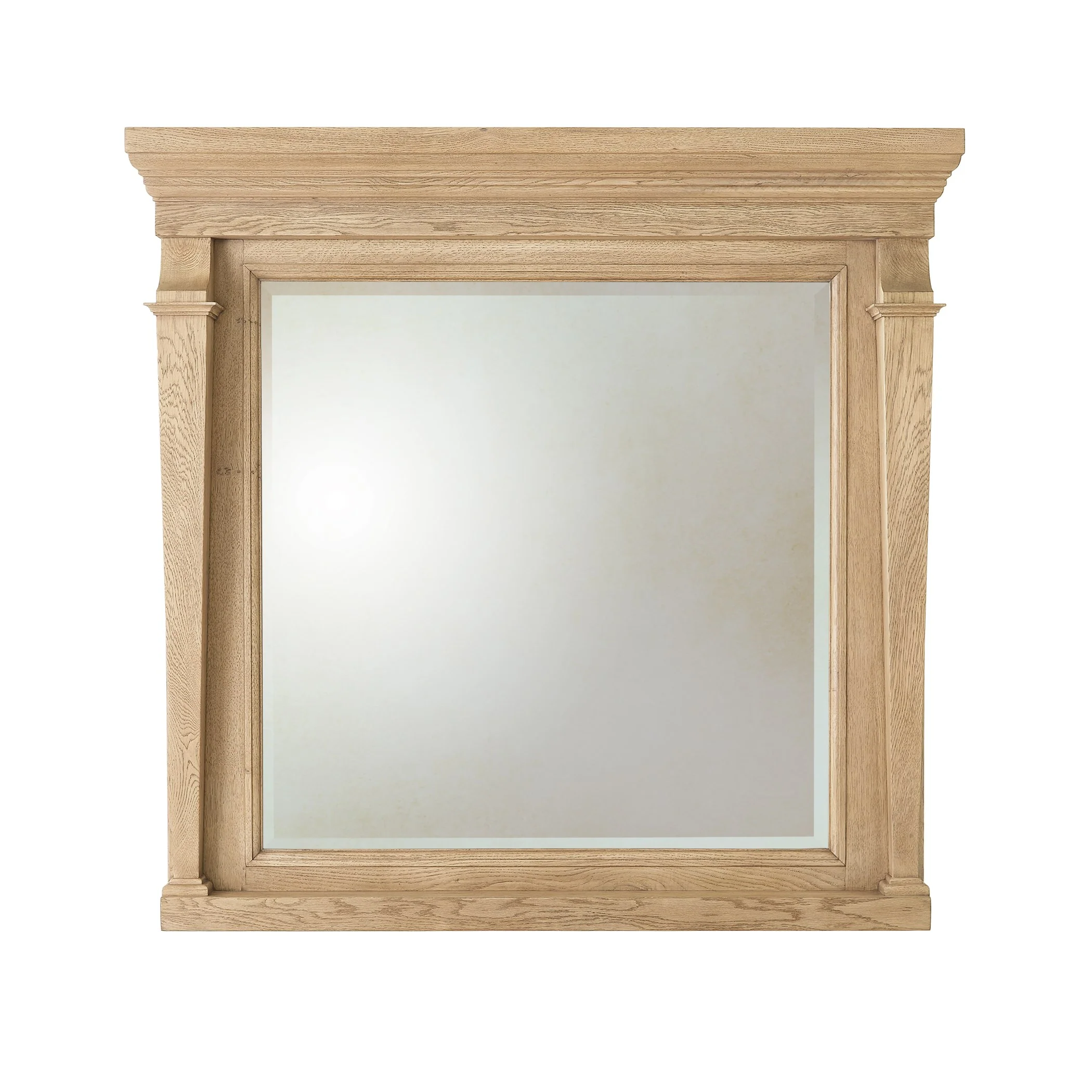 Global Views Josephine Mirror-Bleached Oak - Image 7