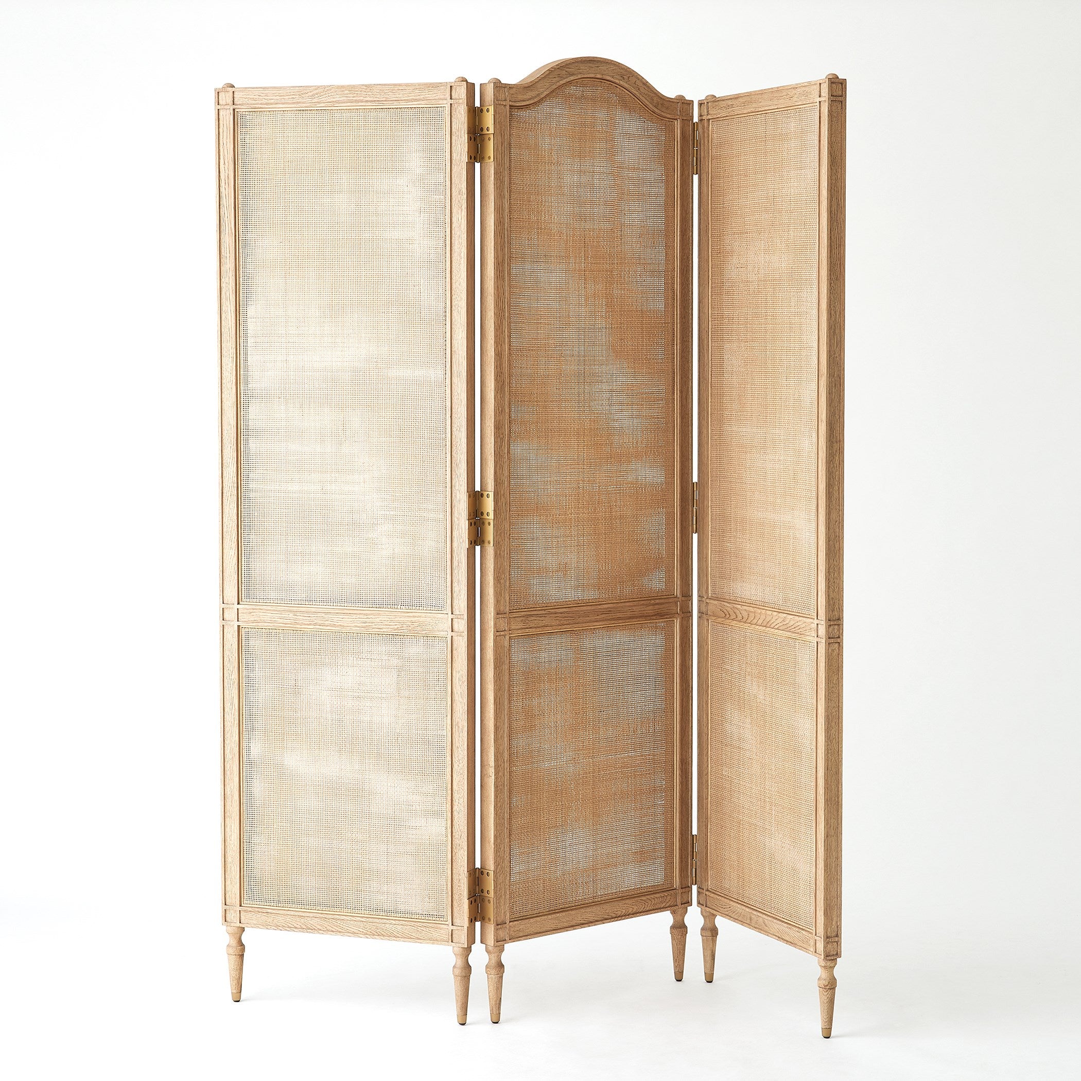 Global Views Josephine Screen-Bleached Oak - Image 3