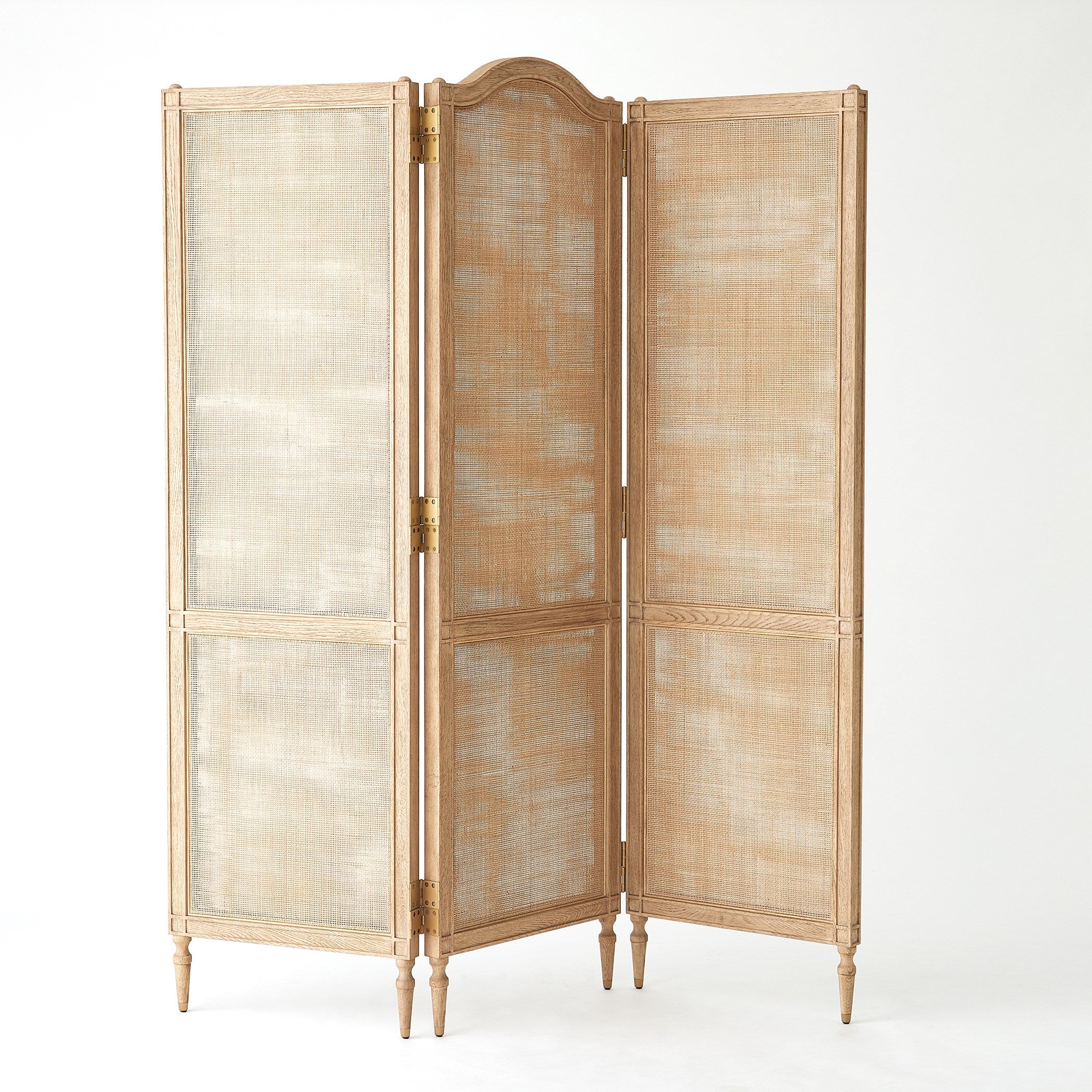 Global Views Josephine Screen-Bleached Oak - Image 4