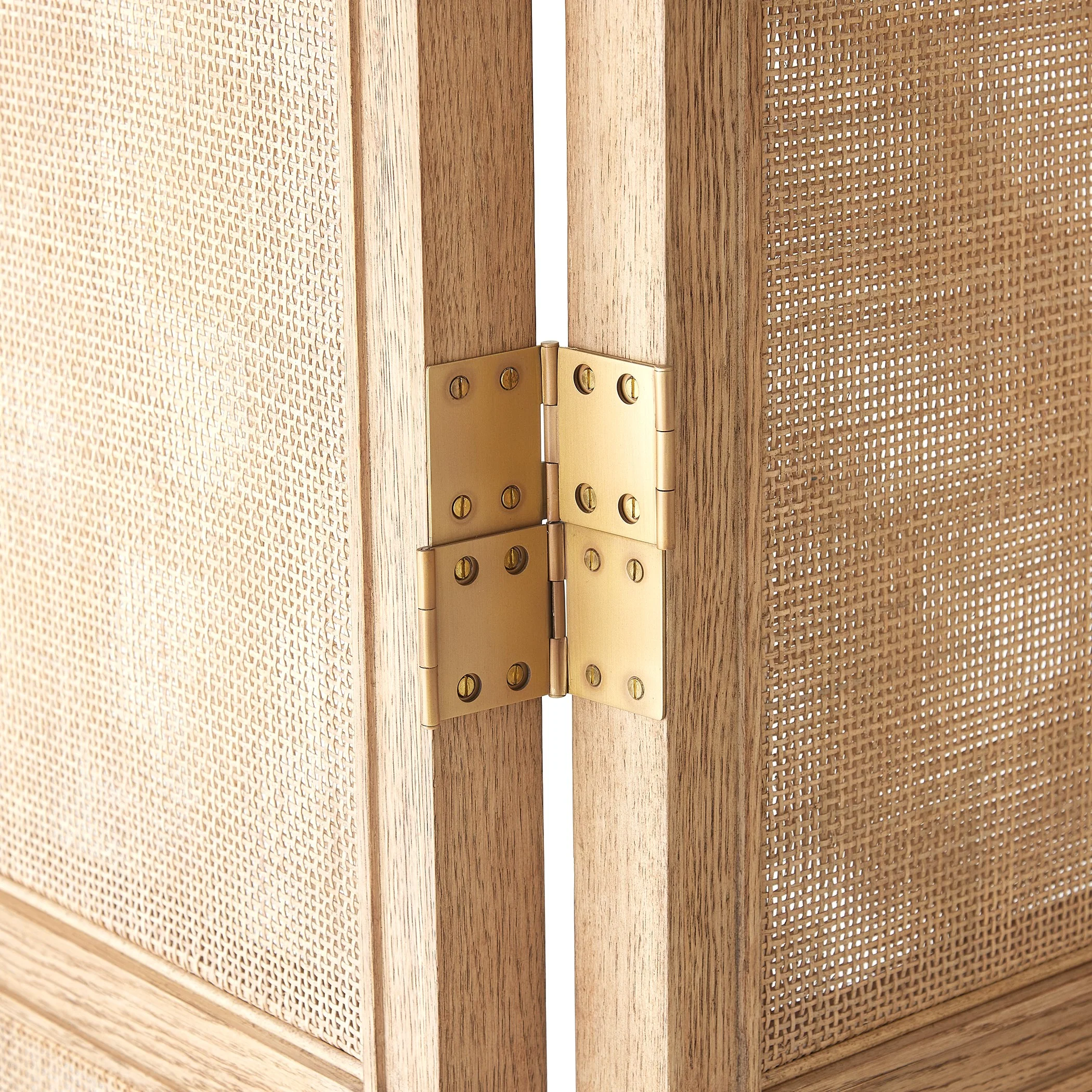 Global Views Josephine Screen-Bleached Oak - Image 5