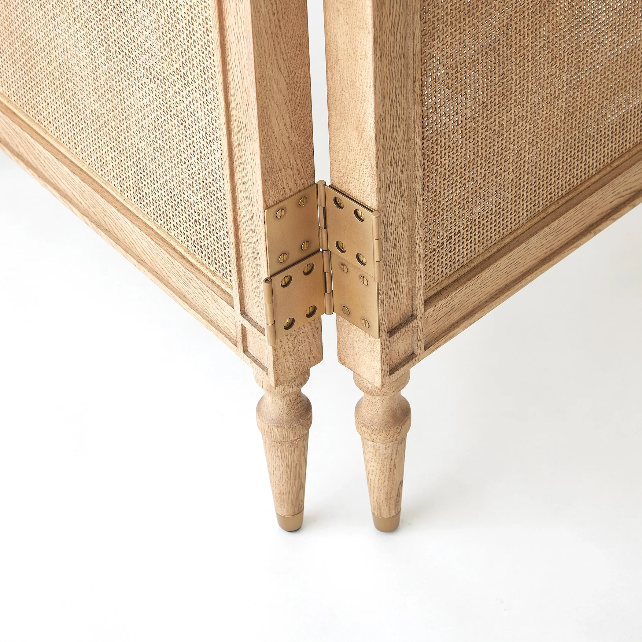 Global Views Josephine Screen-Bleached Oak - Image 6