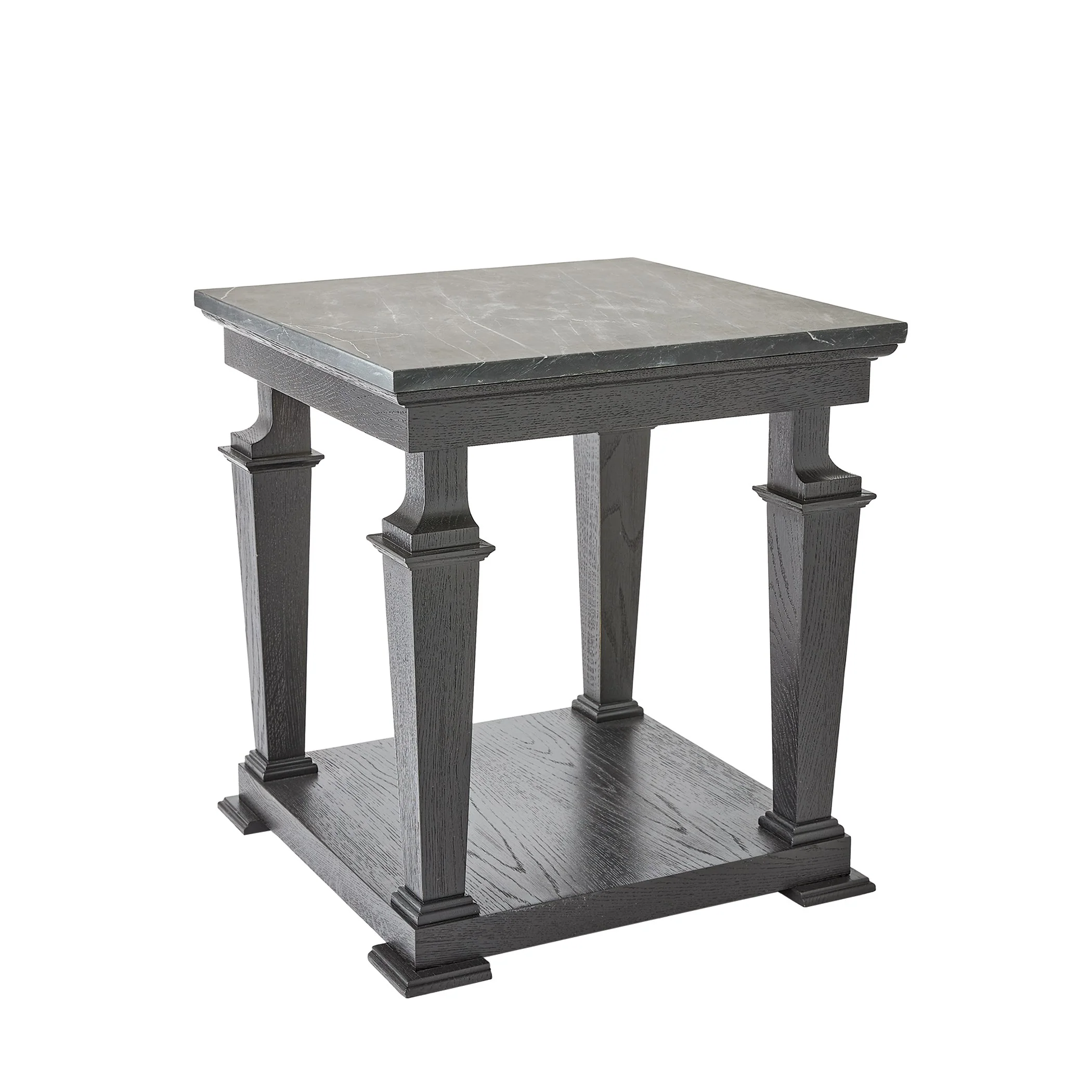 Global Views Josephine Side Table-Blackened Oak - Image 2