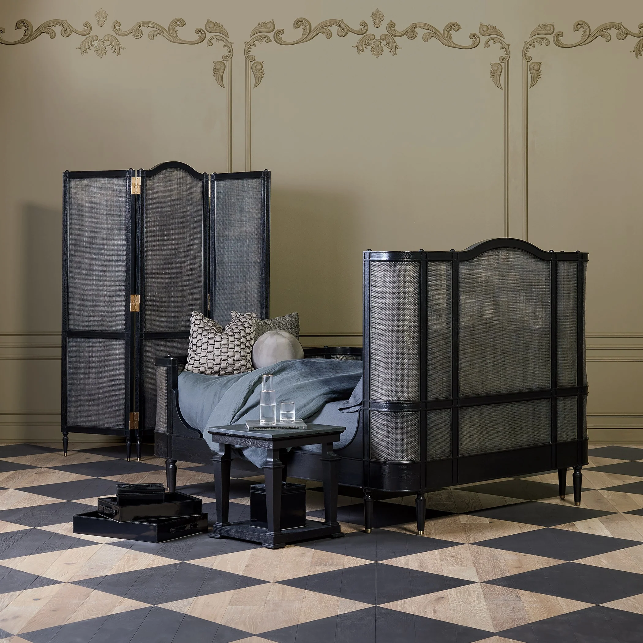 Global Views Josephine Side Table-Blackened Oak - Image 6