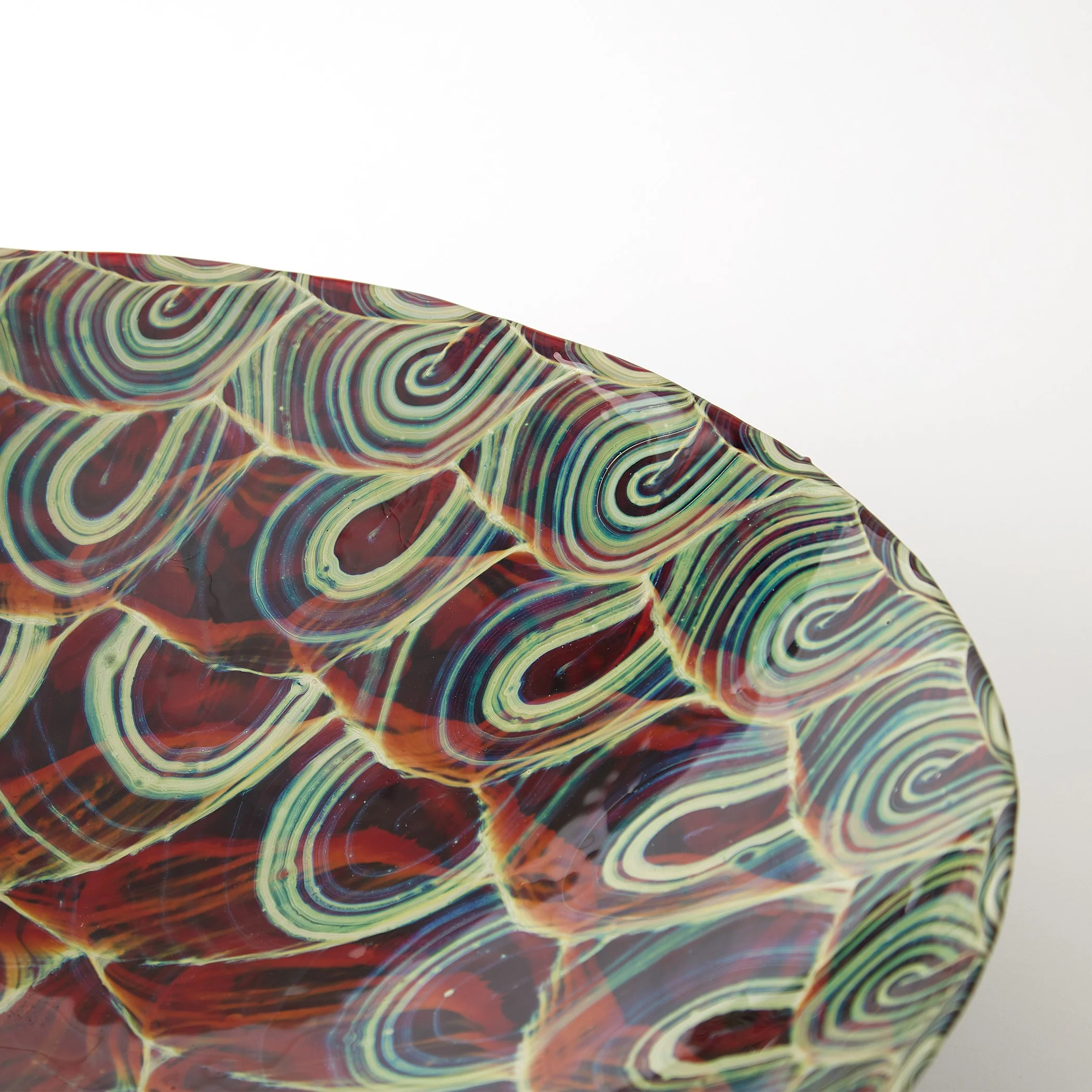 Global Views Kaleidoscope Centerpiece Plum - Image 4