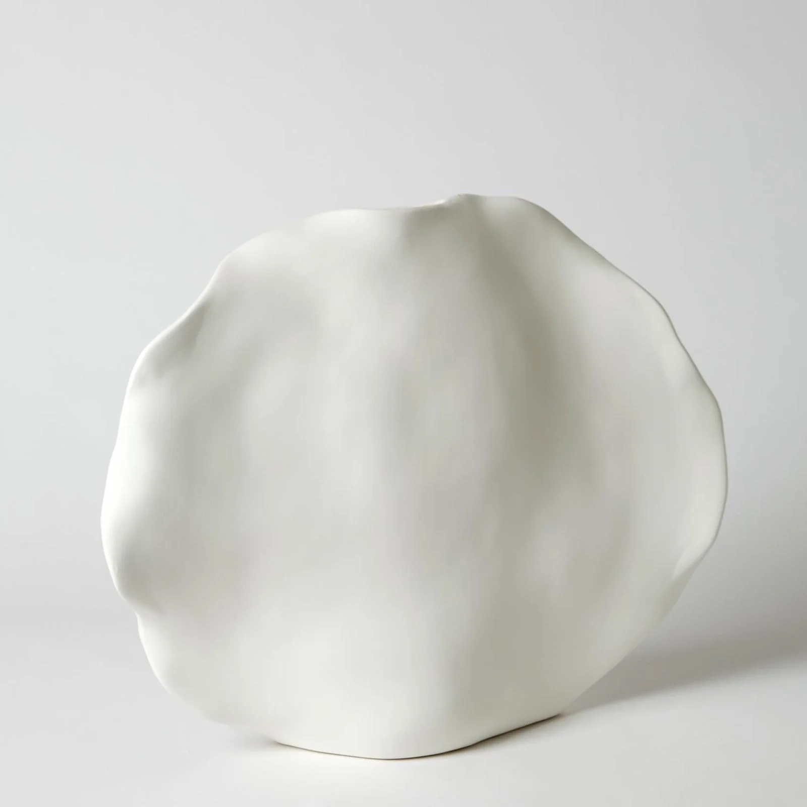 Global Views Kelp Vase Matte White - Image 2