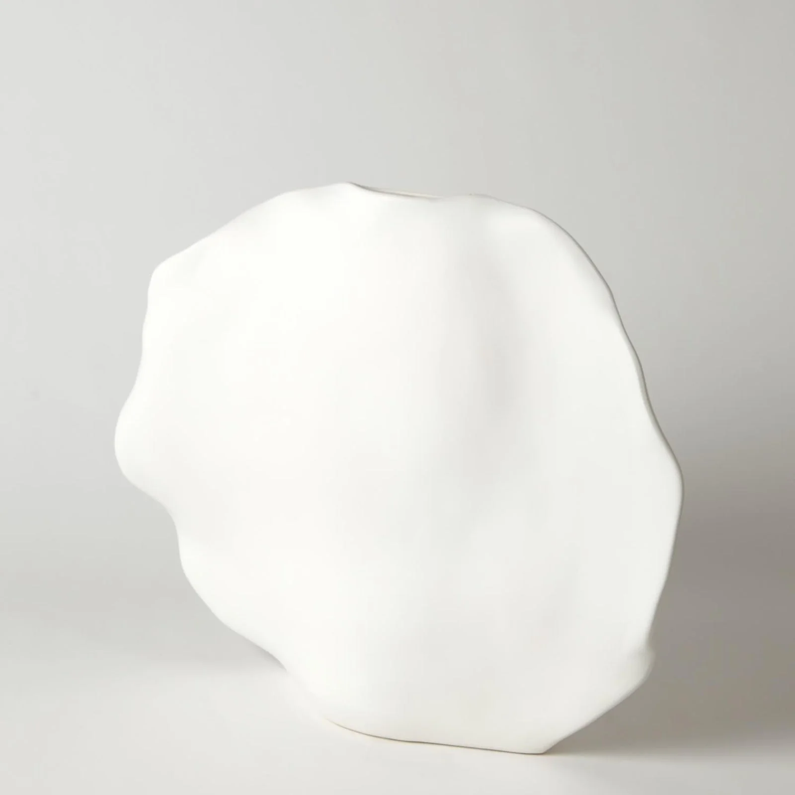 Global Views Kelp Vase Matte White - Image 3