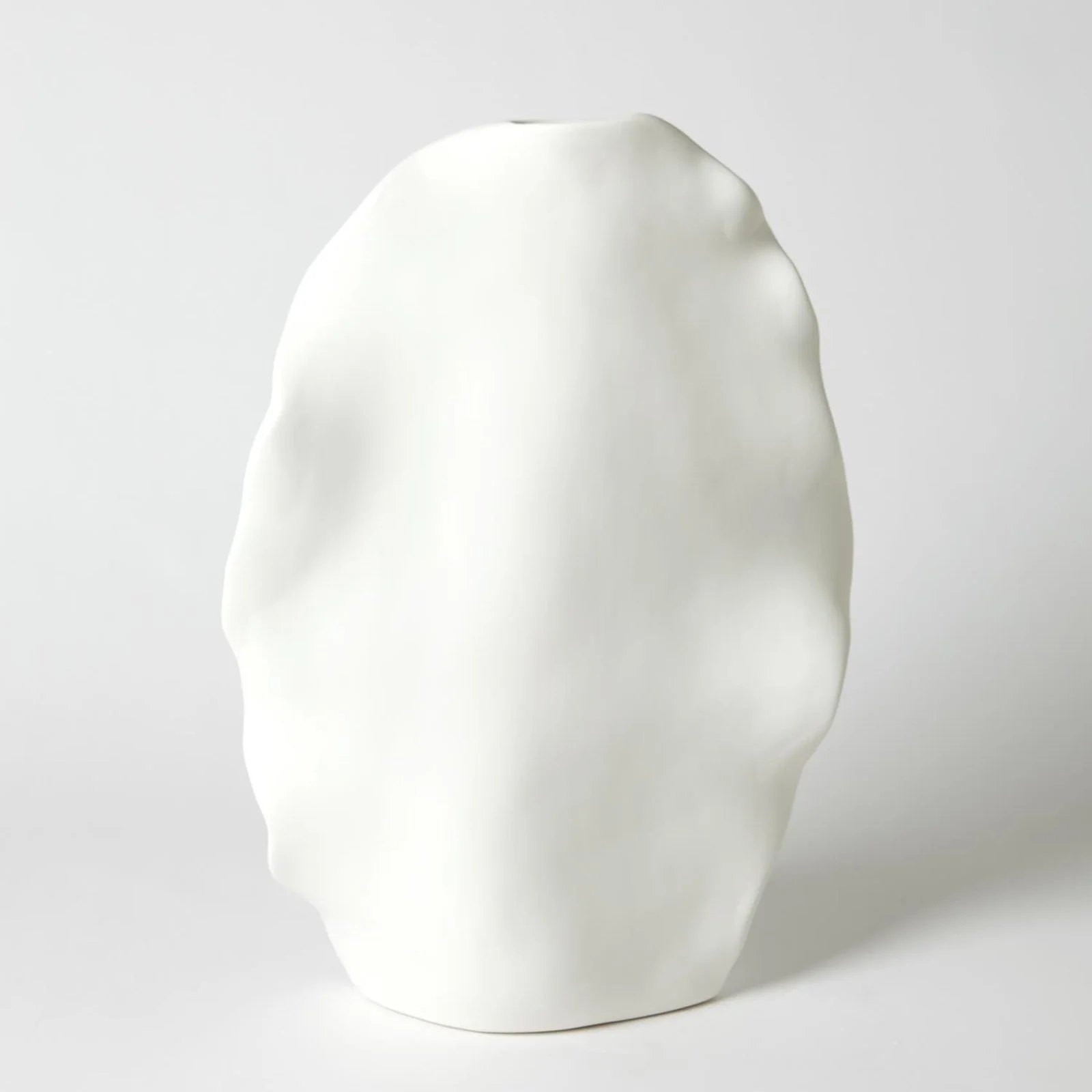 Global Views Kelp Vase Matte White - Image 4