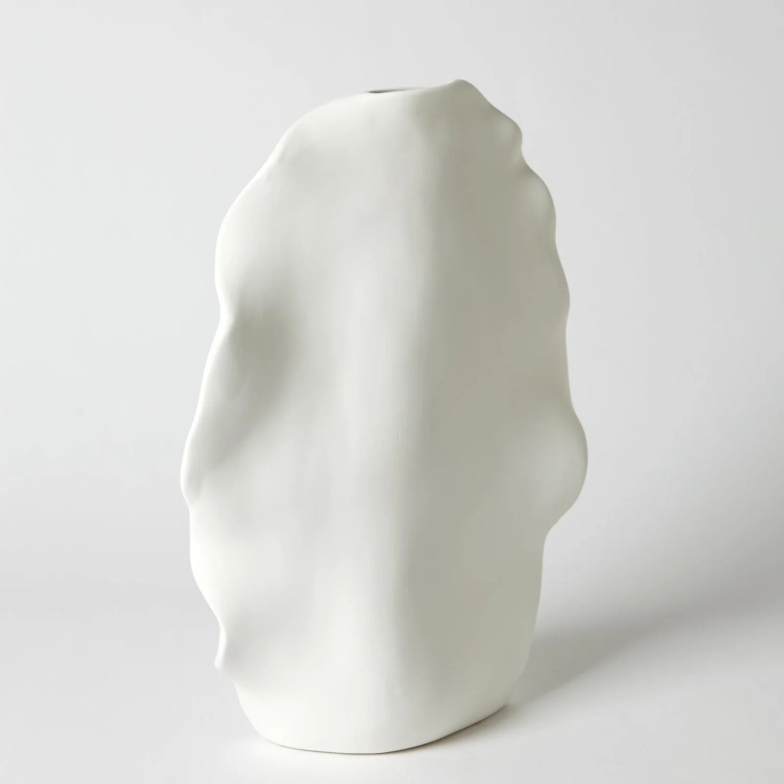 Global Views Kelp Vase Matte White - Image 5