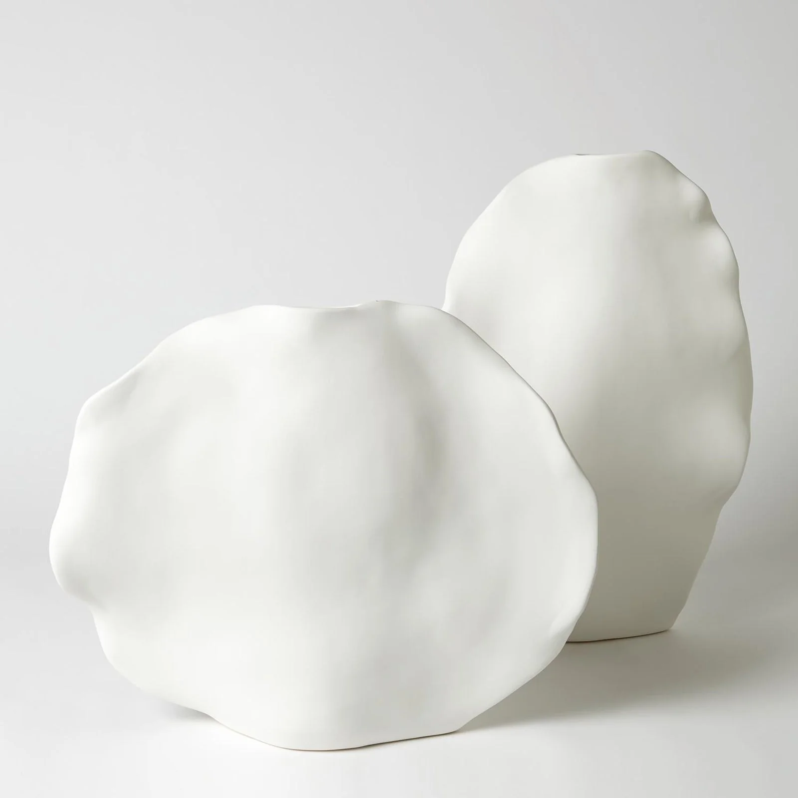Global Views Kelp Vase Matte White - Image 8