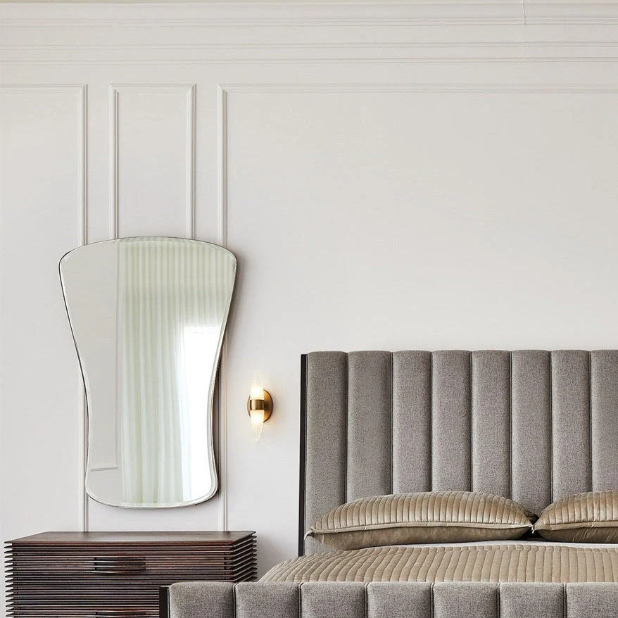 Global Views Key Mirror-Simple Satin Brass by Ashley Childers - Image 2