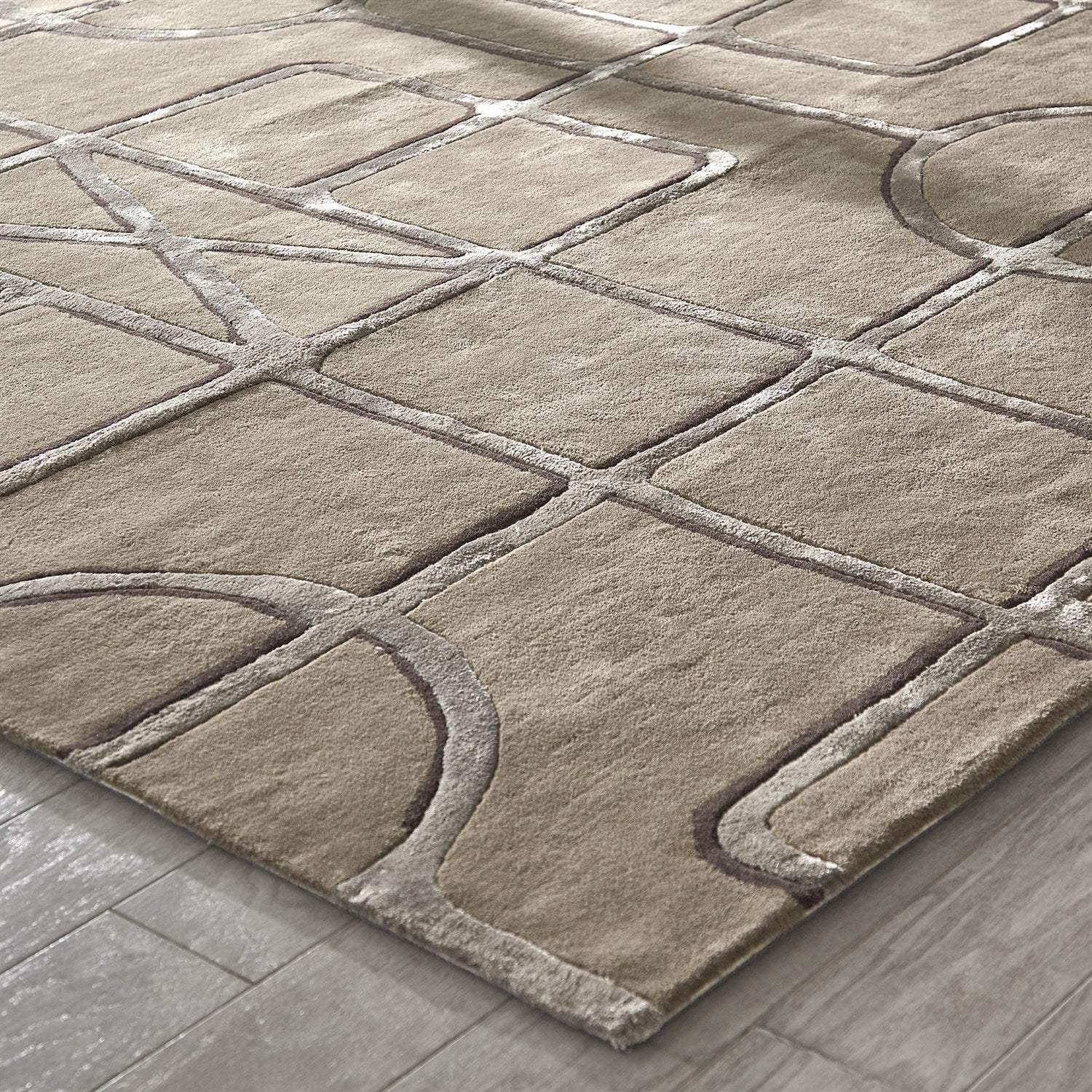 Global Views Khaki Gate Rug Clearance - Image 7