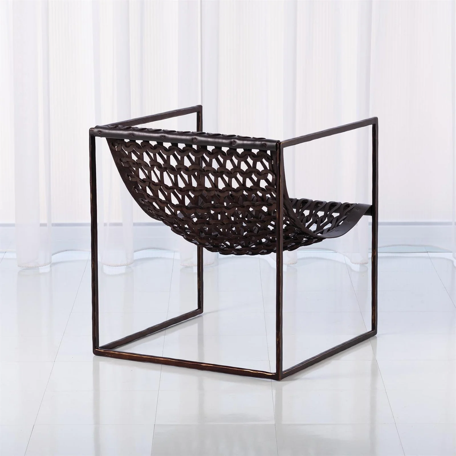 Global Views Knit Pearl Chair - Image 4