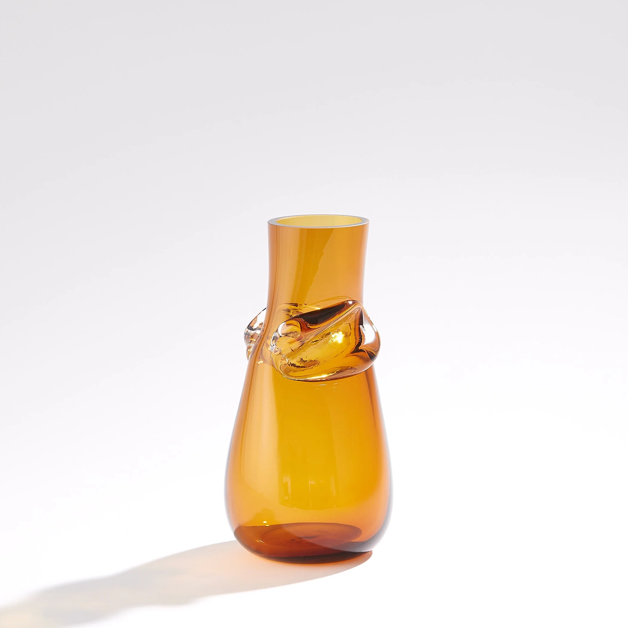 Global Views Knot Vase Amber - Image 2