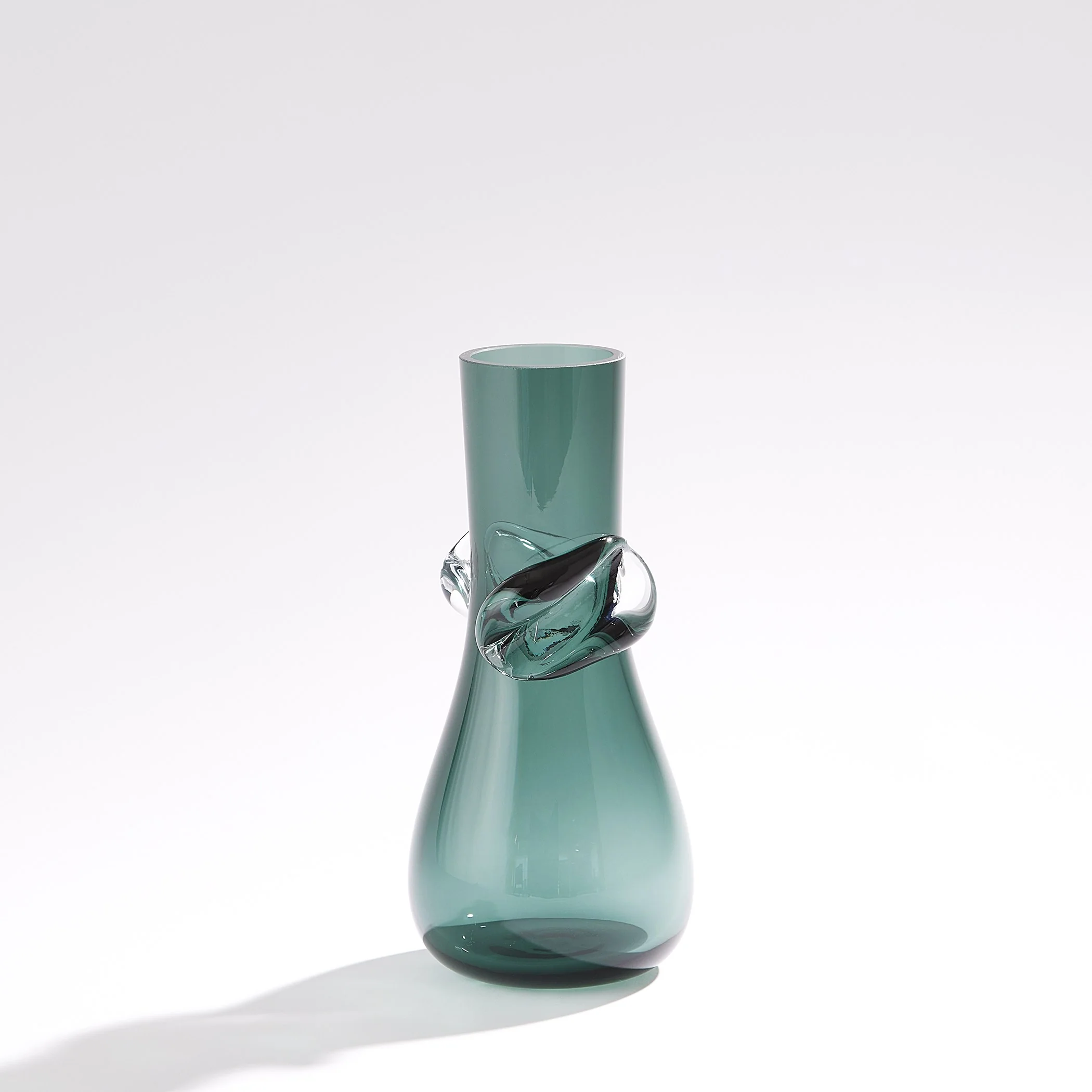Global Views Knot Vase Smoke Green - Image 2