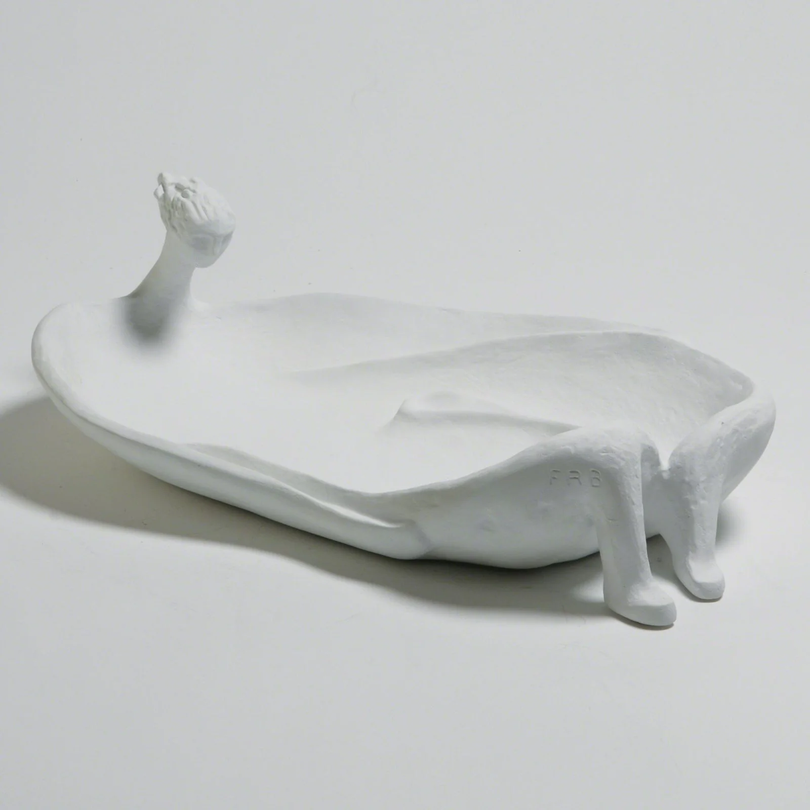 Global Views La Femme Baignoire White Sculpture - Image 2