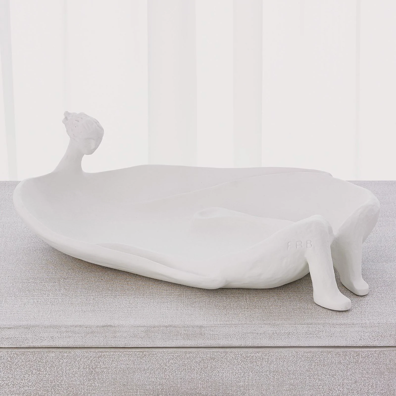 Global Views La Femme Baignoire White Sculpture - Image 4