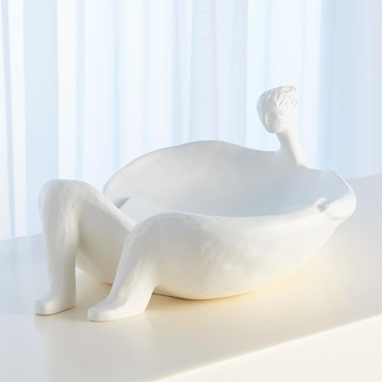 Global Views La Femme Baignoire White Sculpture - Image 5