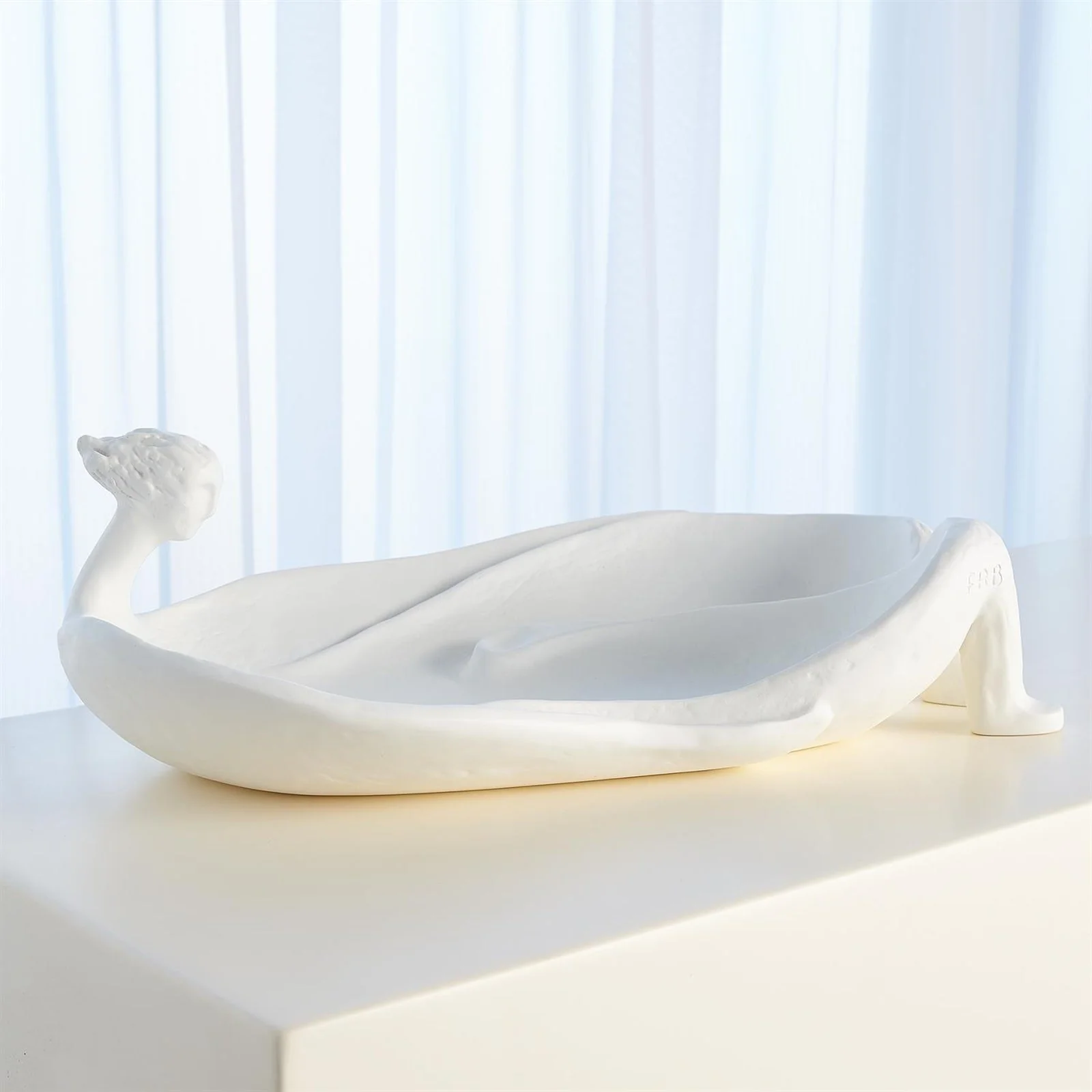 Global Views La Femme Baignoire White Sculpture - Image 6