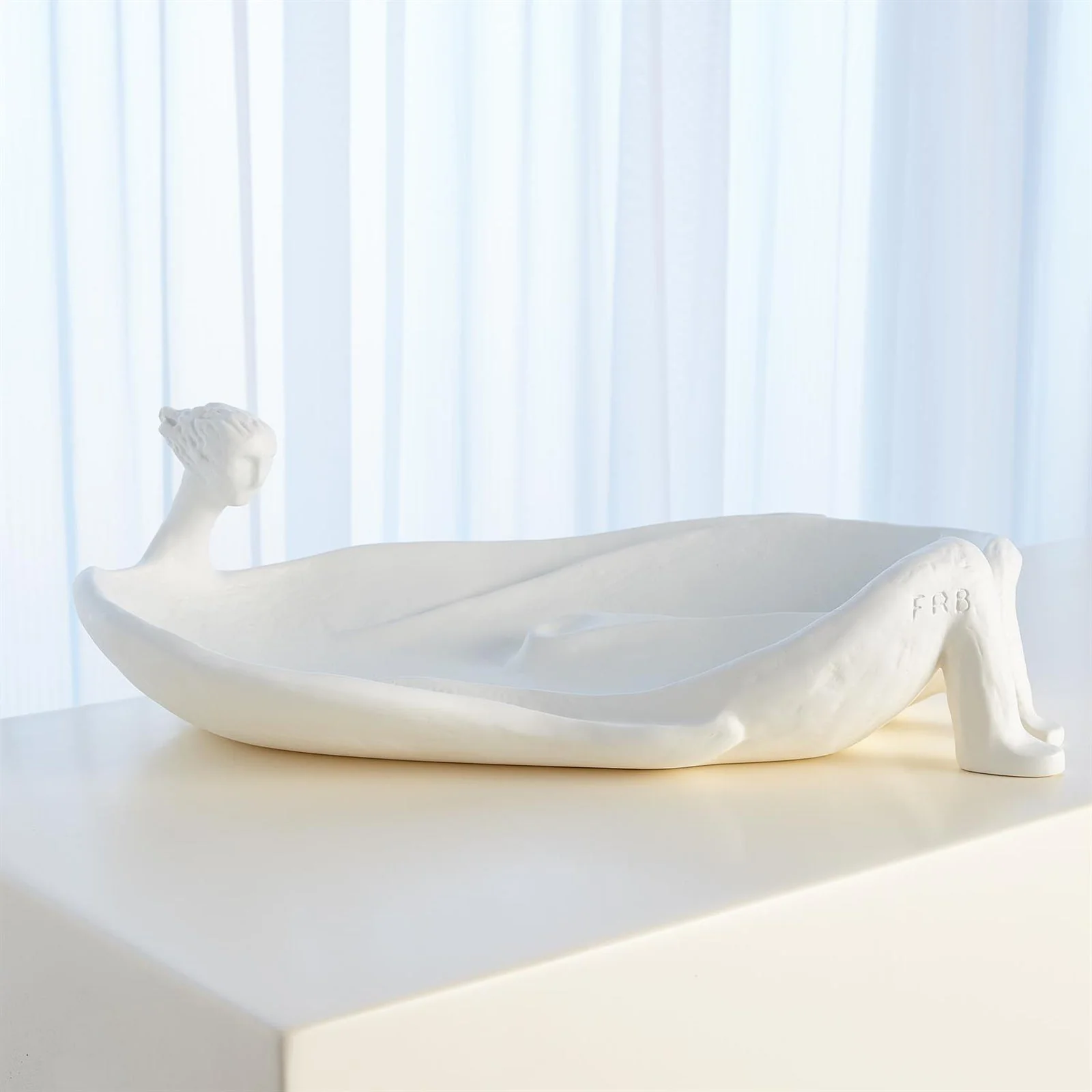 Global Views La Femme Baignoire White Sculpture - Image 7