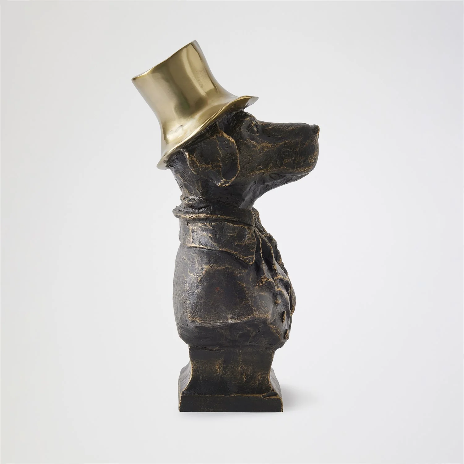 Global Views Labrador Brass Hat - Image 3