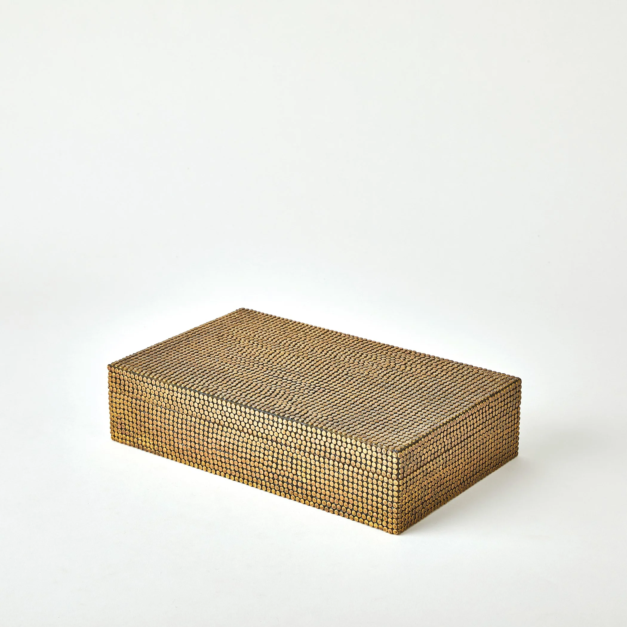 Global Views Lames Boxes and Trays Aged Brass - Image 14