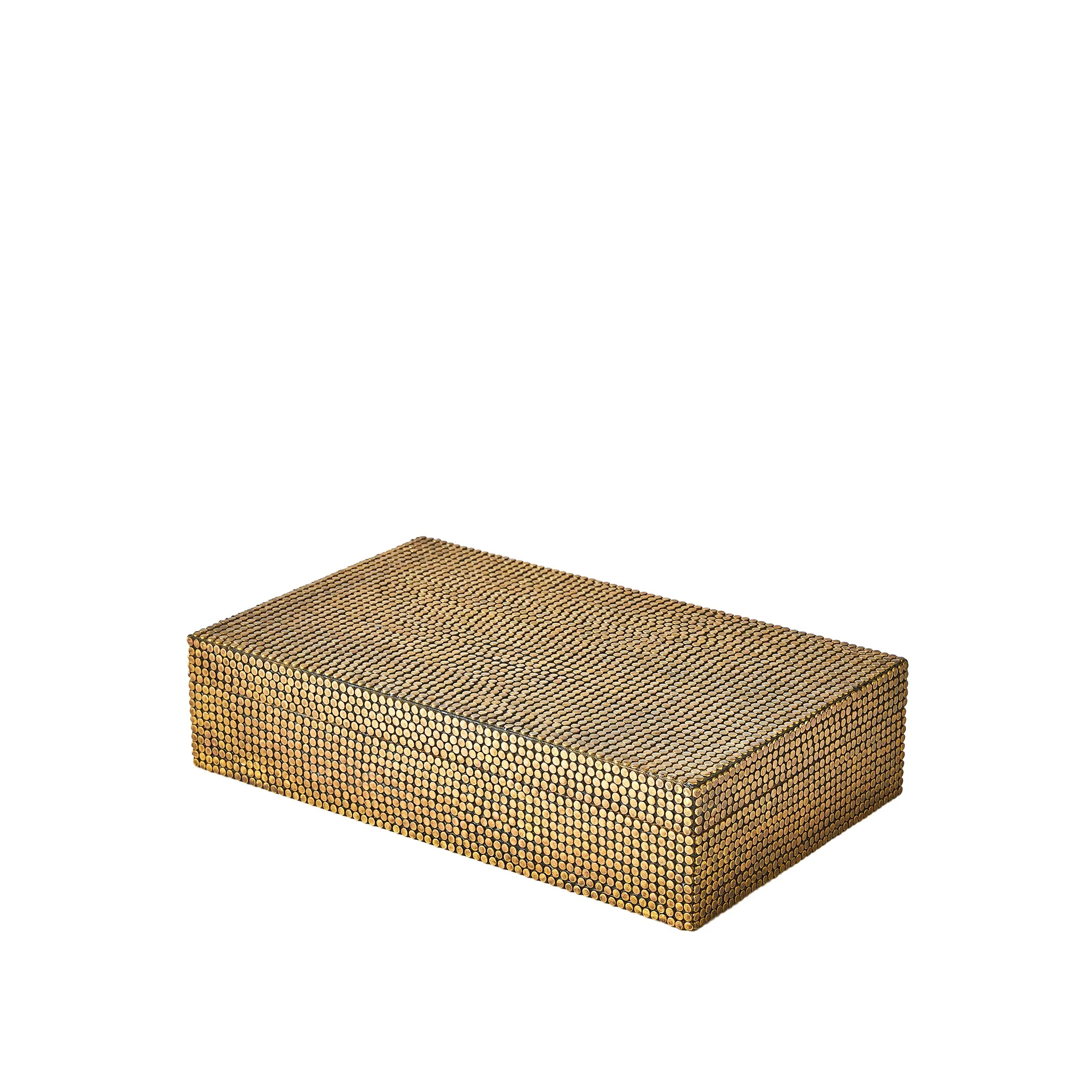 Global Views Lames Boxes and Trays Aged Brass - Image 19