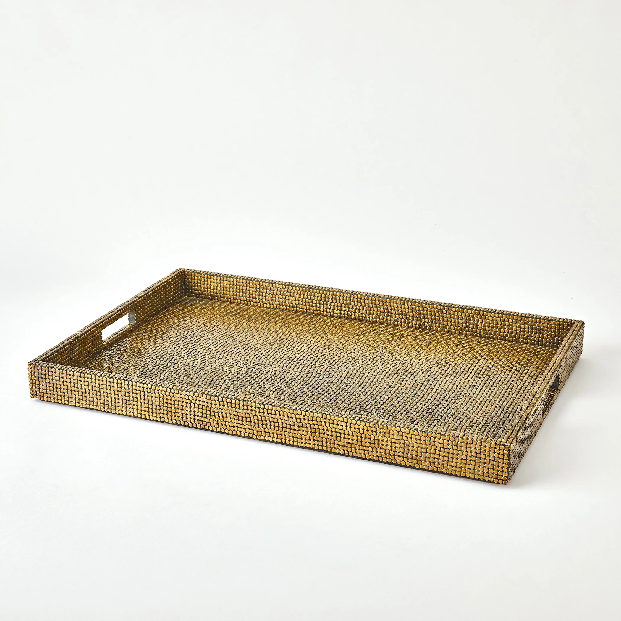 Global Views Lames Boxes and Trays Aged Brass - Image 25