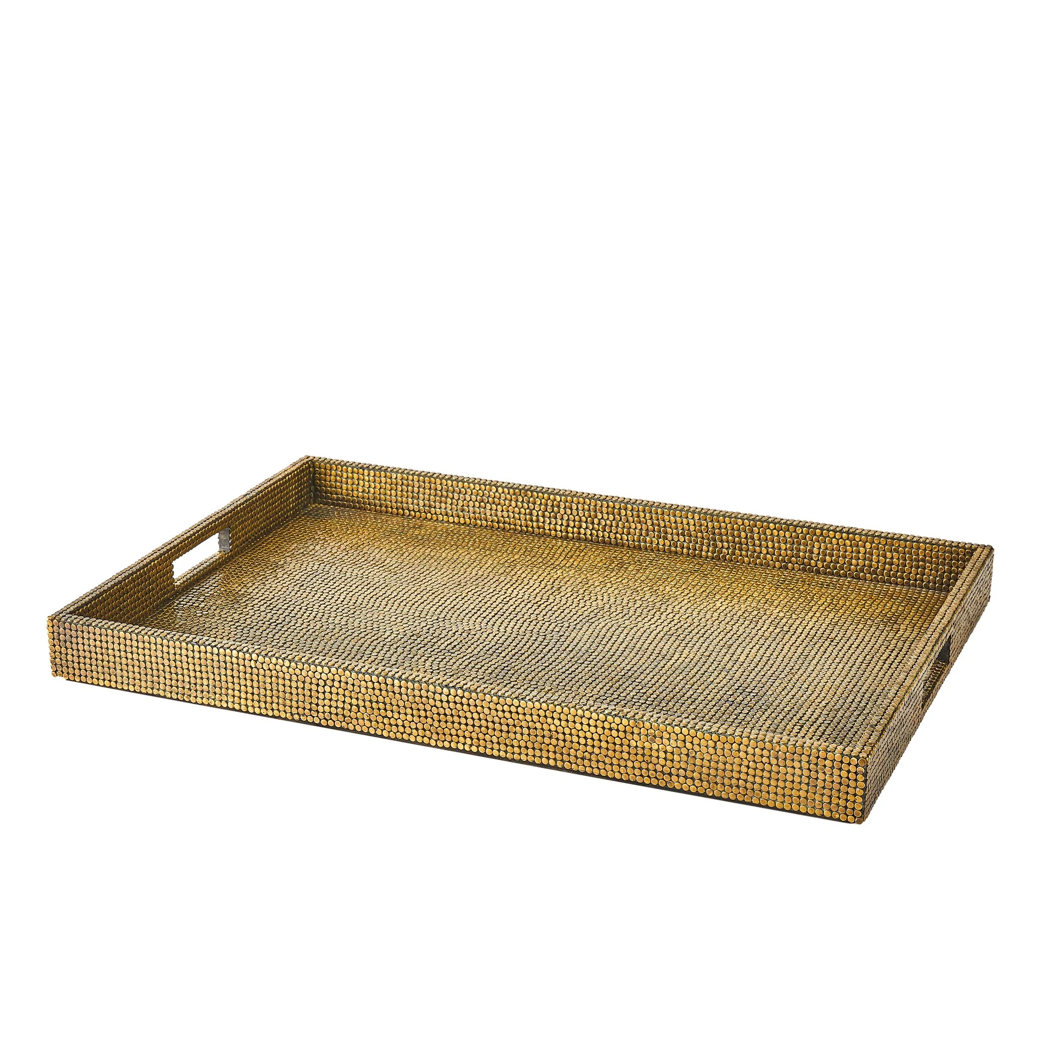 Global Views Lames Boxes and Trays Aged Brass - Image 27