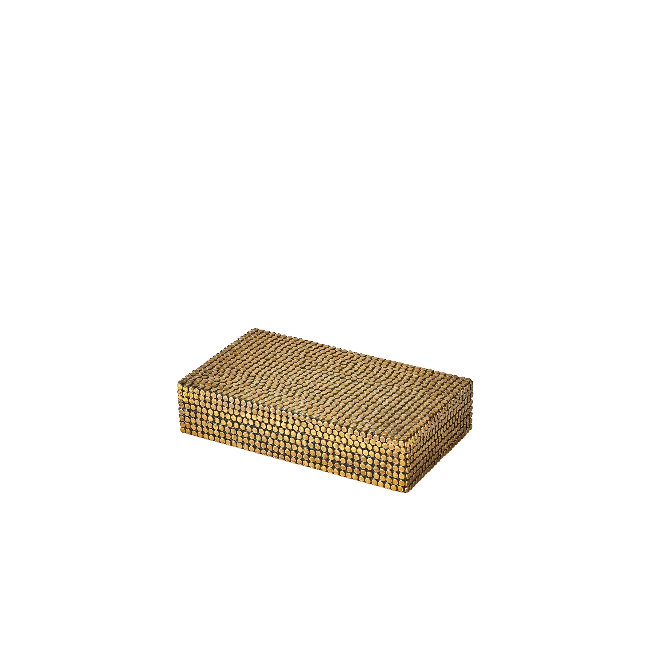 Global Views Lames Boxes and Trays Aged Brass - Image 9