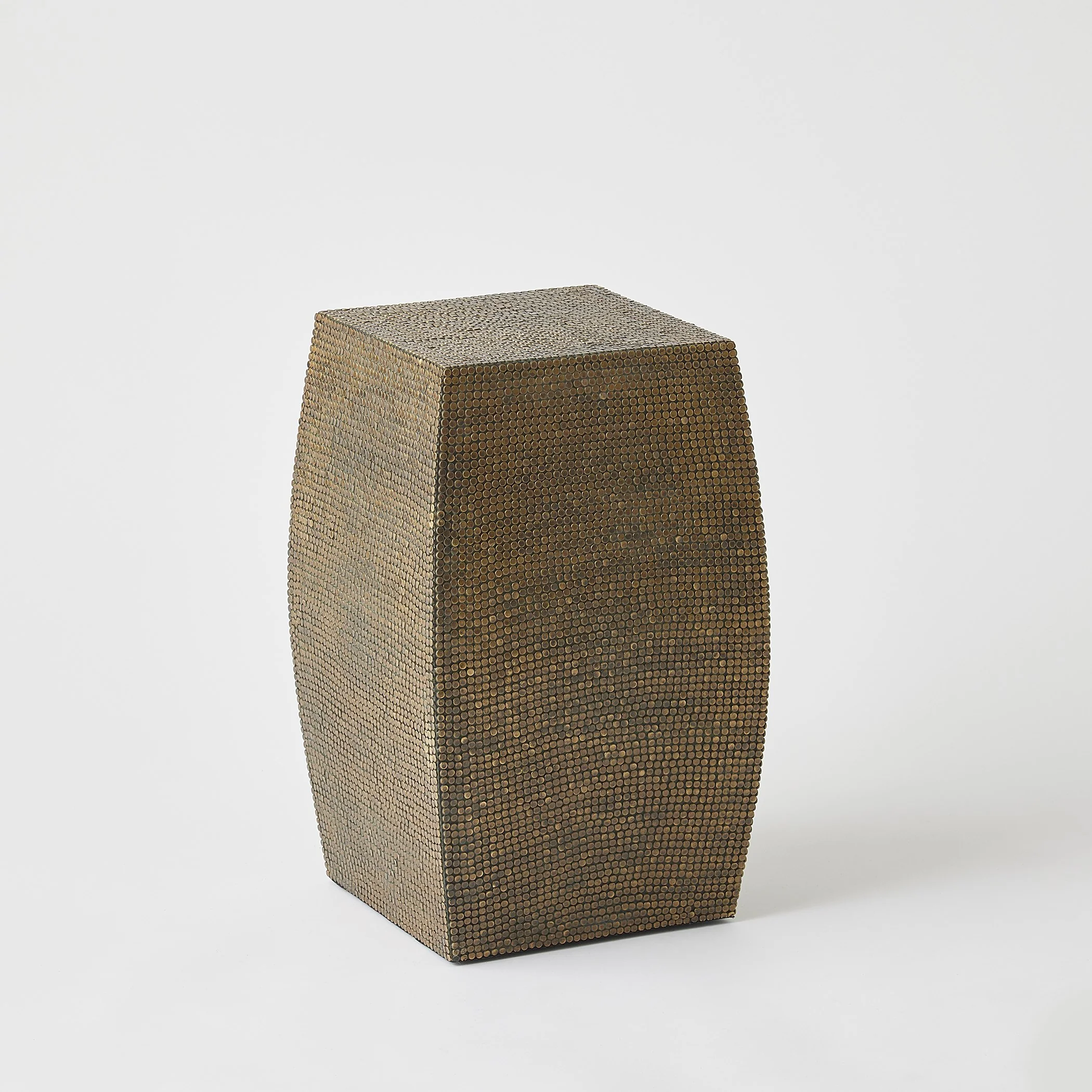 Global Views Lames Table Aged Brass - Image 7