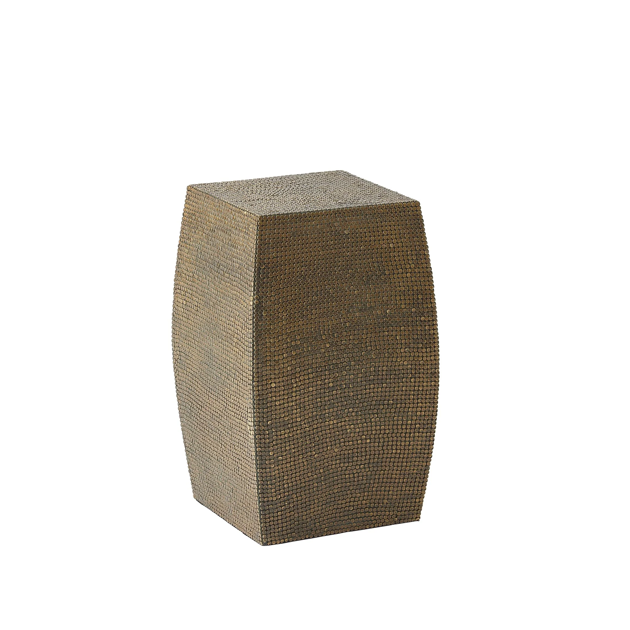 Global Views Lames Table Aged Brass - Image 9