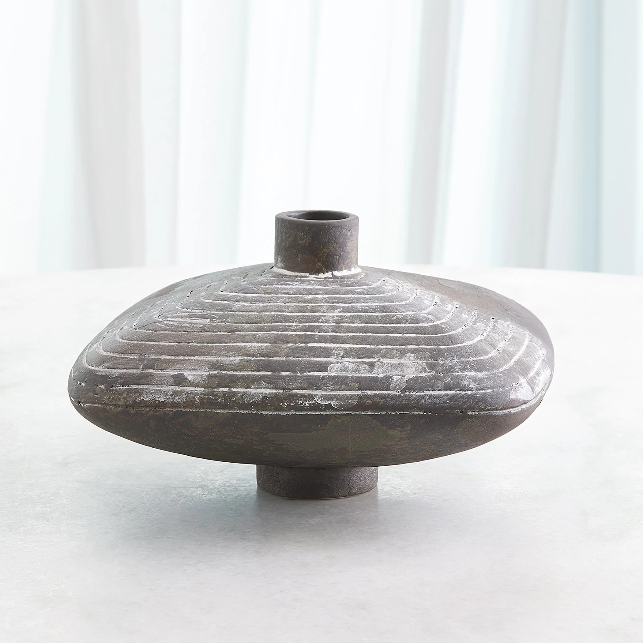 Global Views Lantern Vase Soot - Image 12