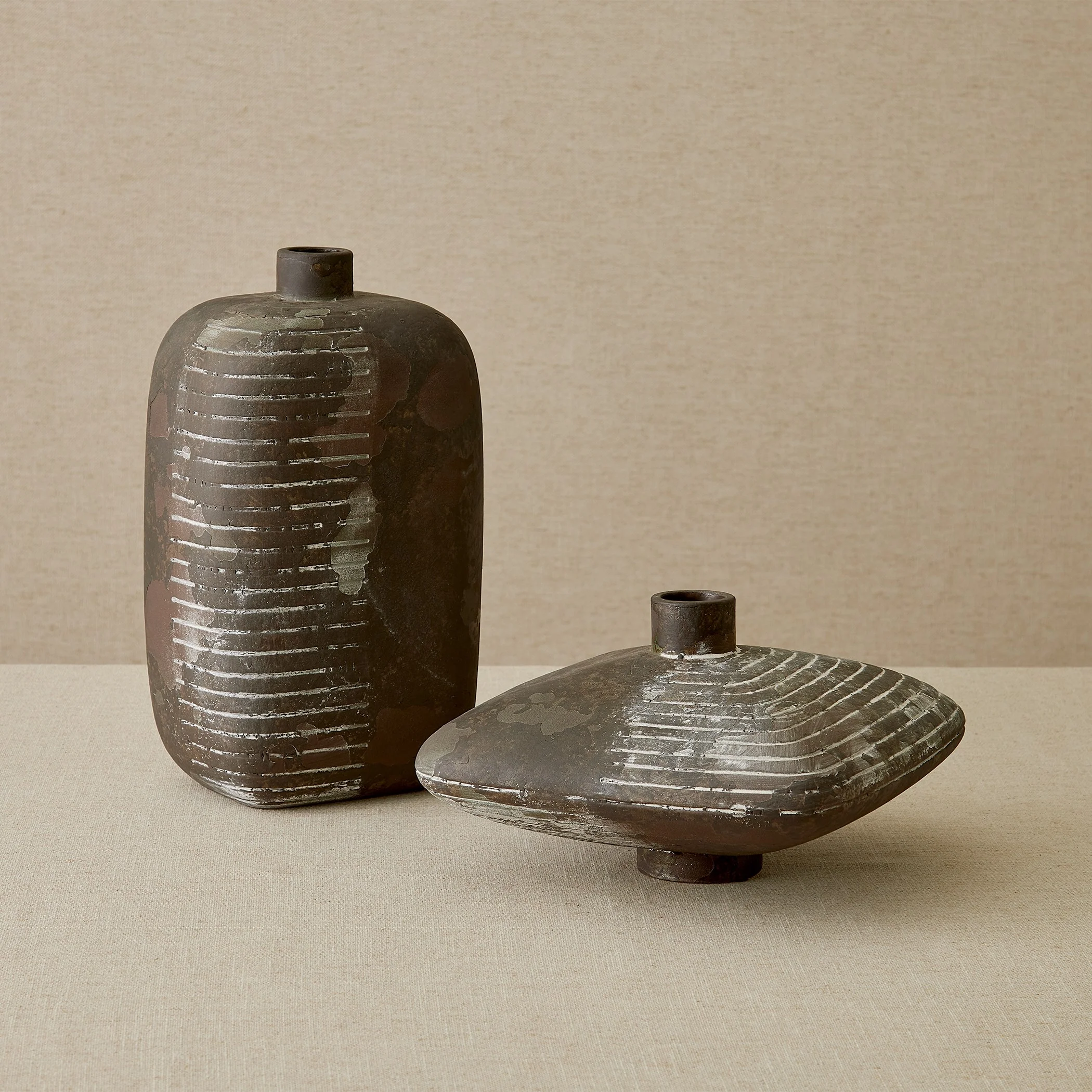 Global Views Lantern Vase Soot - Image 6