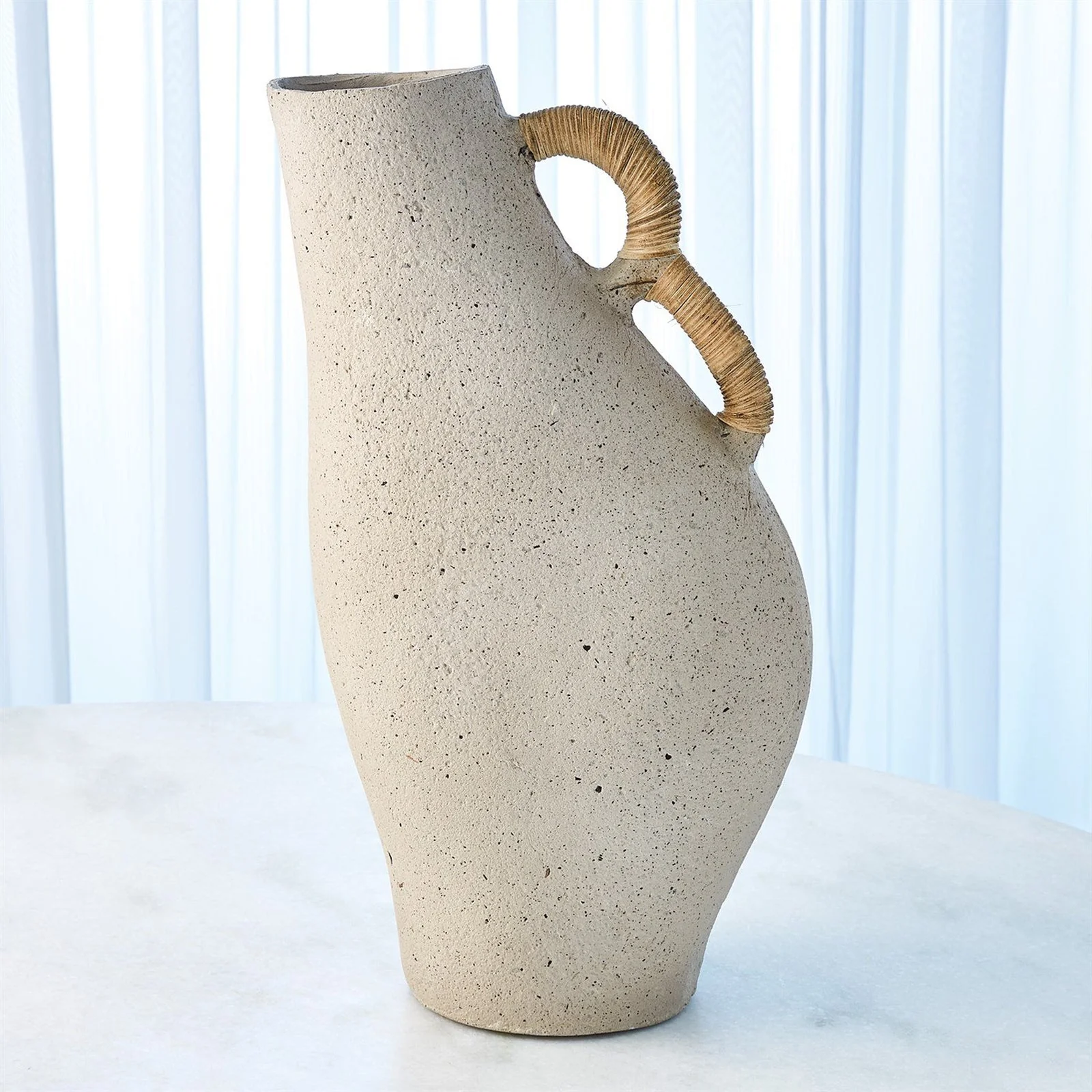 Global Views Leaning Vase Sandstone - Image 3