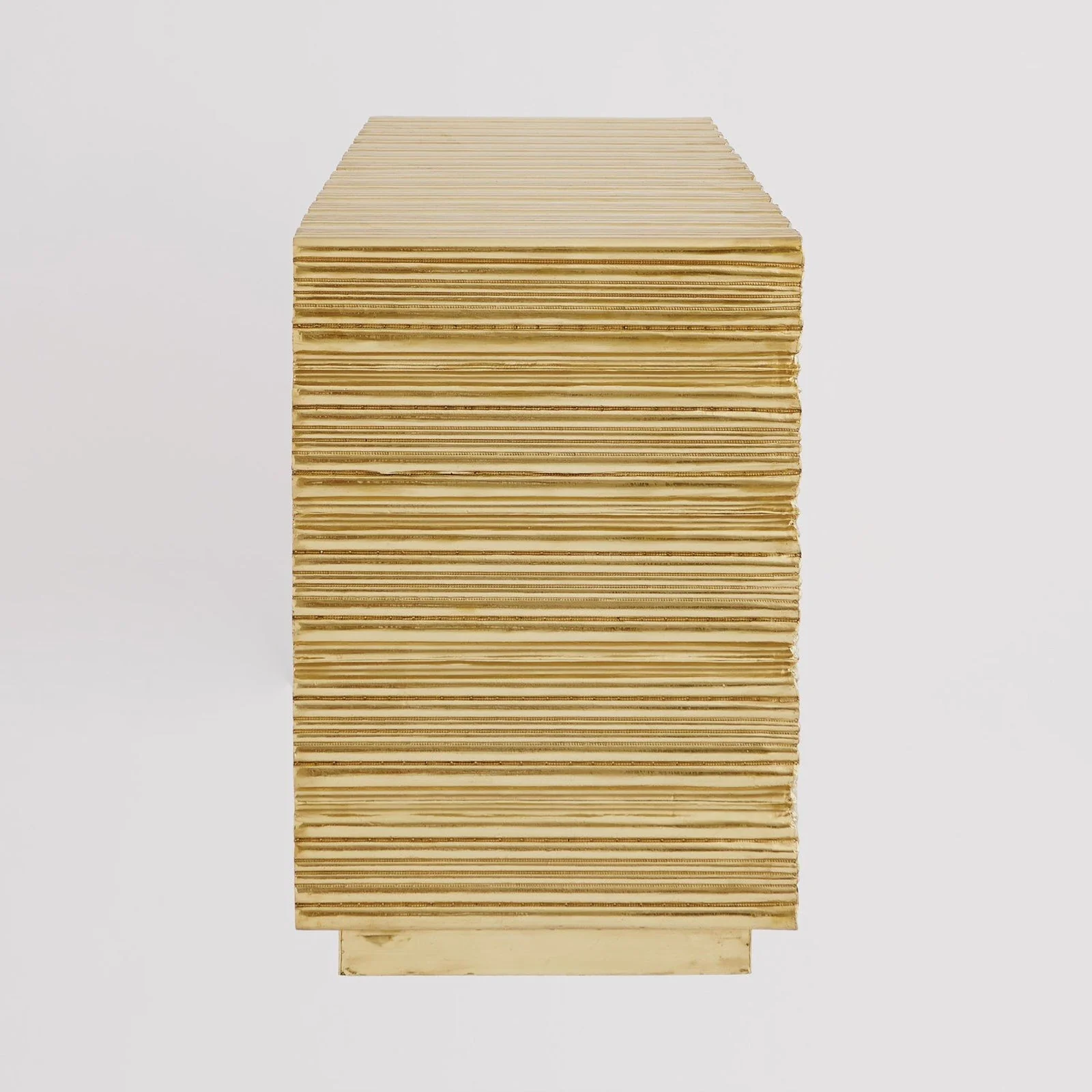 Global Views Linenfold Cabinet - Image 3