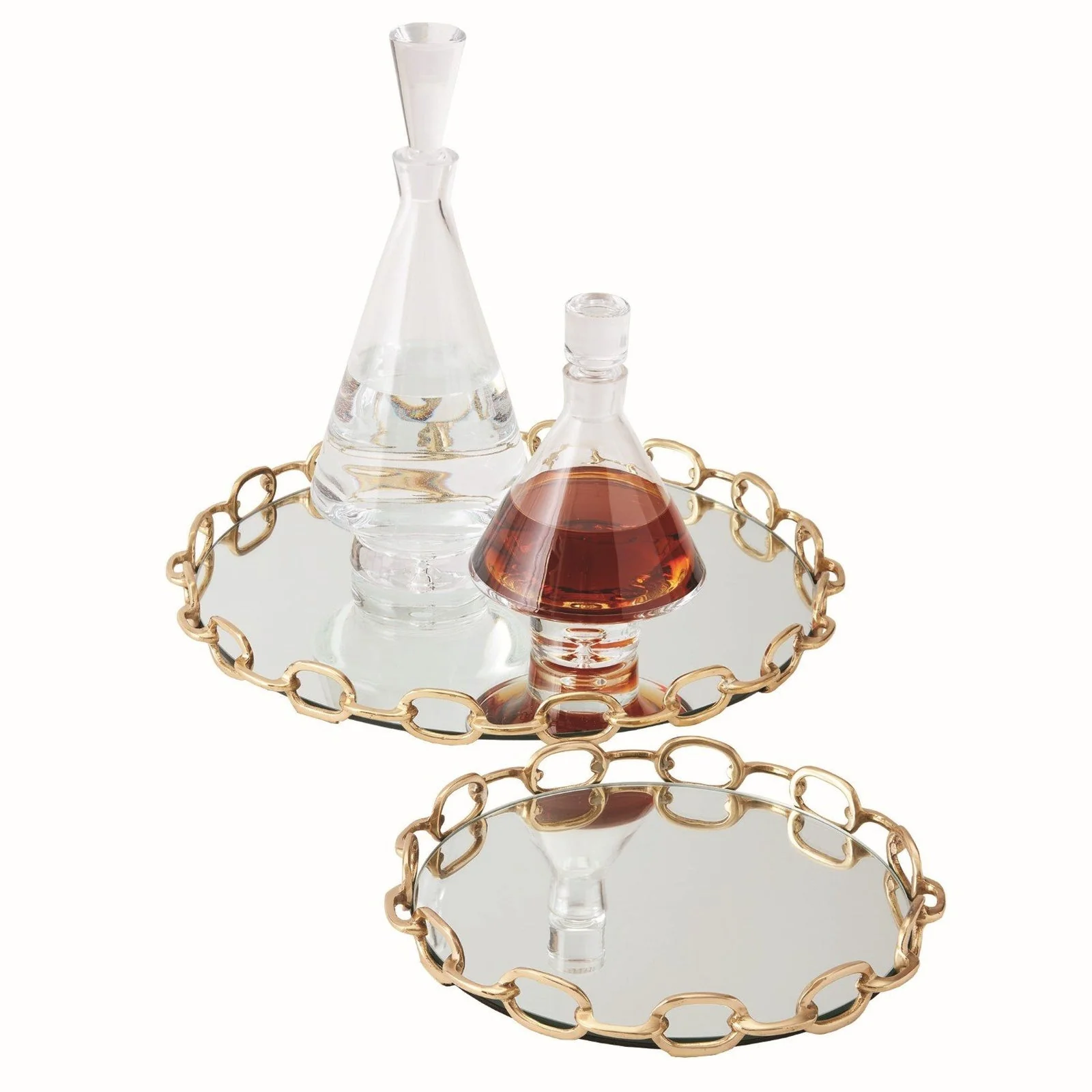 Global Views Linked Mirrored Tray - Image 4