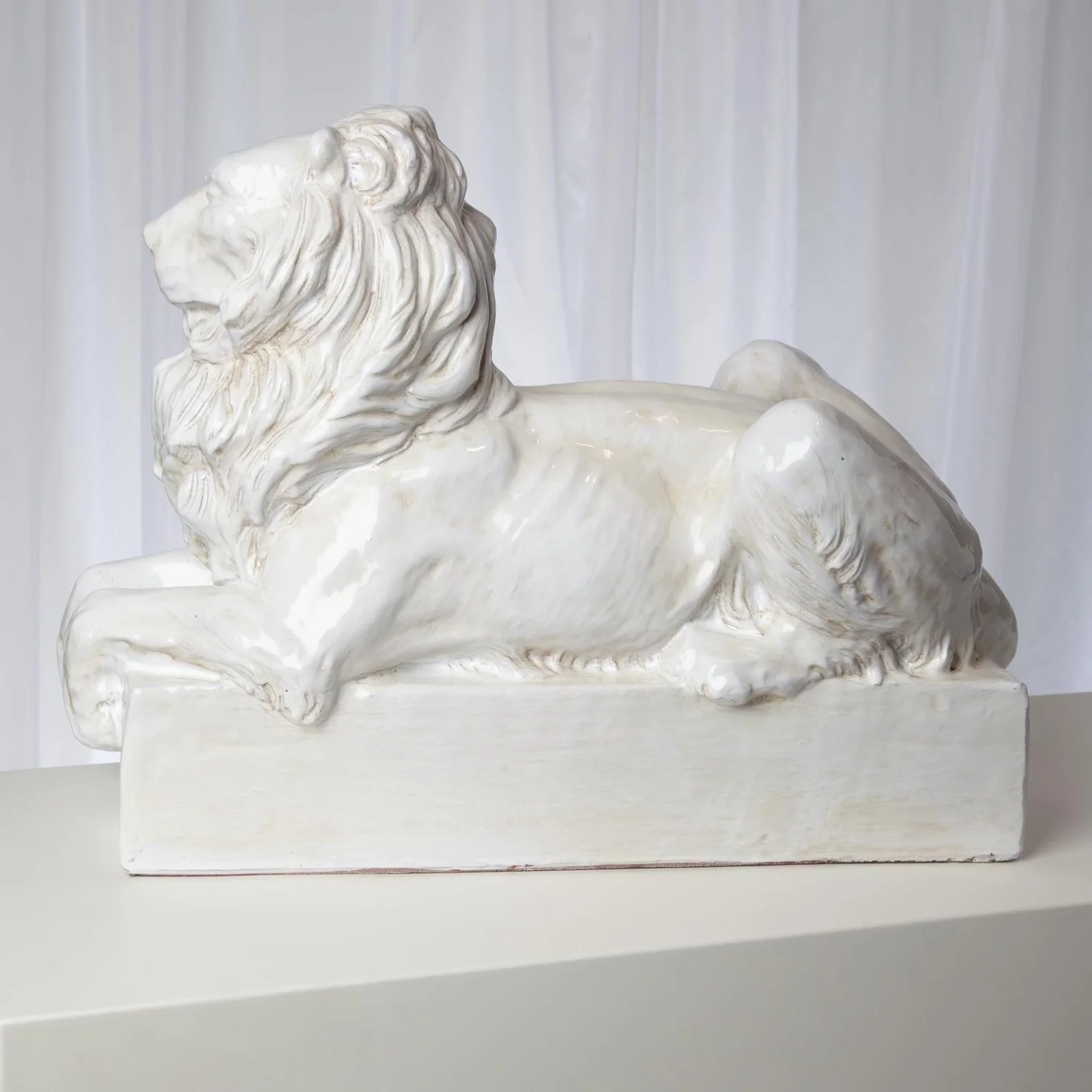 Global Views Lion Sculpture - Image 3